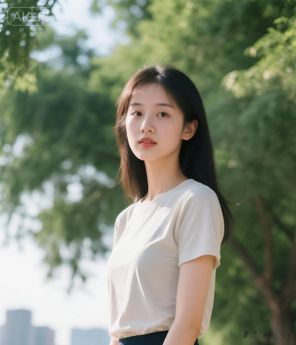 绿树依水，清风相伴，万般烦恼皆为自扰。
不逐俗世浮华，坦然拥抱当下，自渡便是人生
