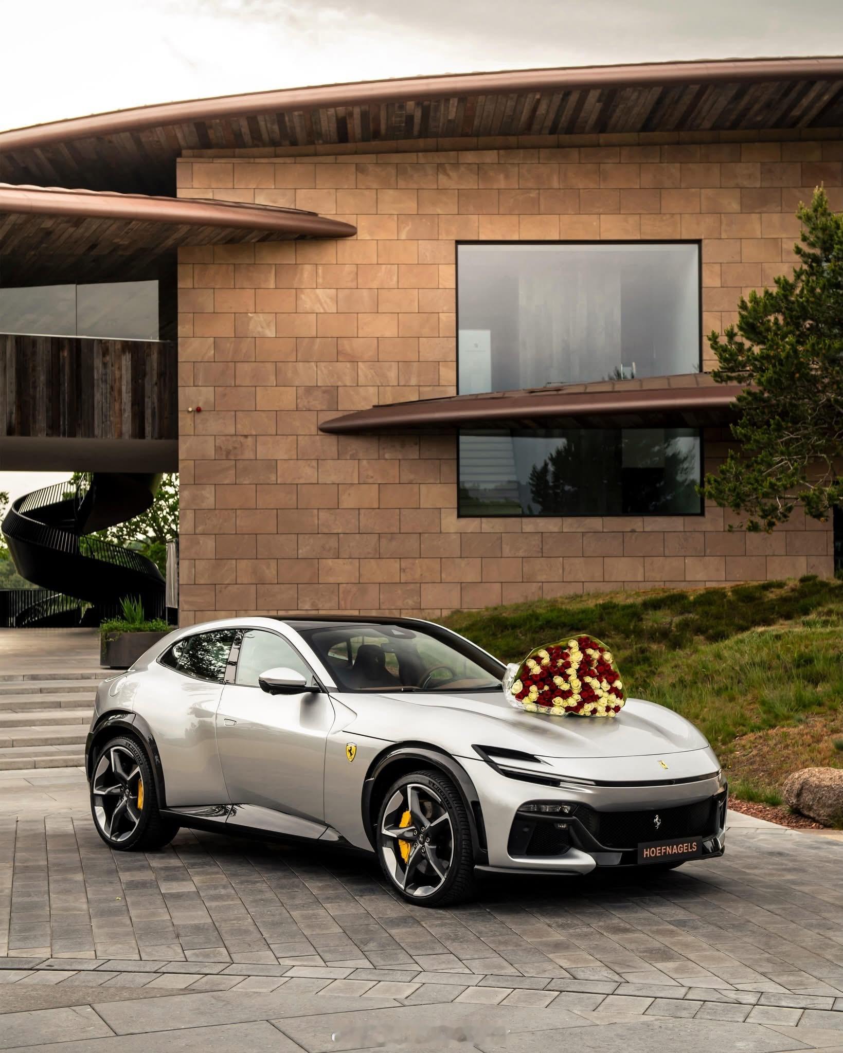 🩶🩶🩶银+棕🤎🤎🤎🚀Ferrari Purosangue🚀 