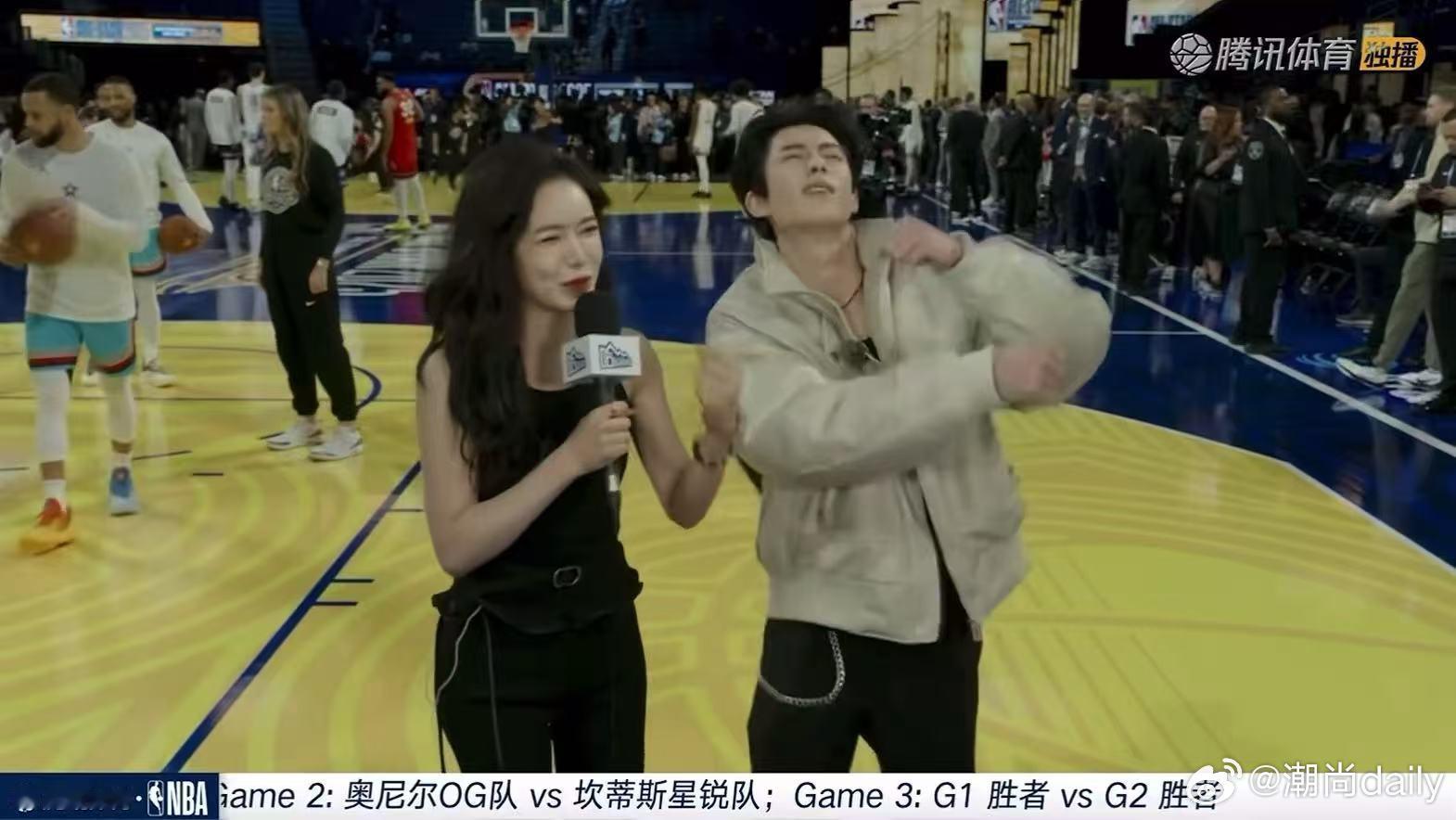 王鹤棣心碎的打了一套军体拳  詹姆斯退赛王鹤棣心碎了  王鹤棣[鼓掌] 