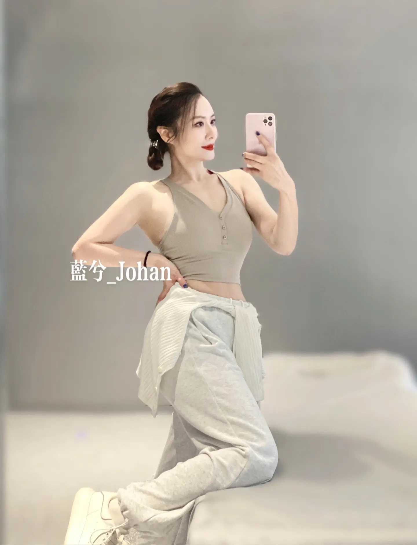 步伐虽小，但比昨天好。练肩～