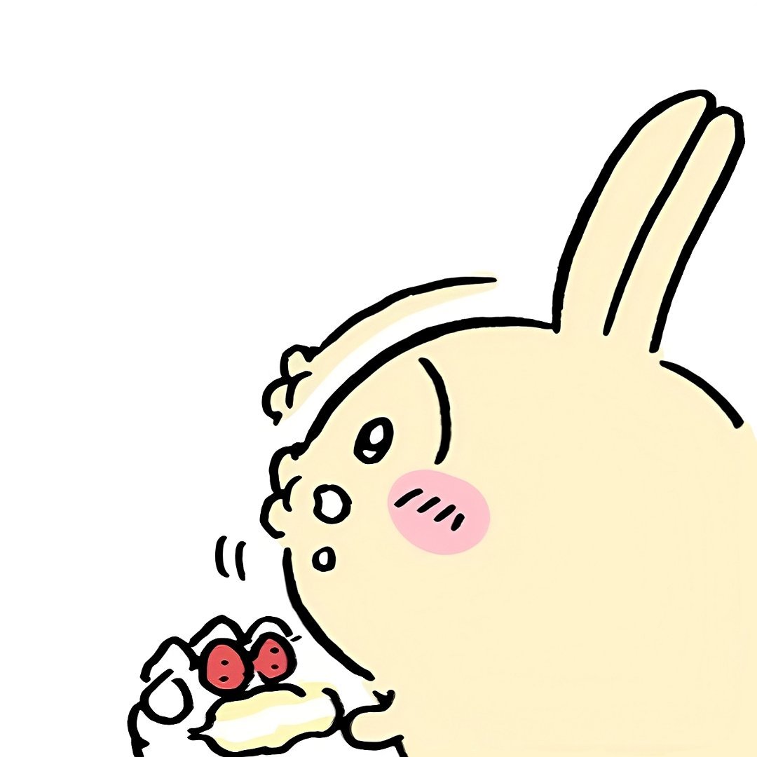 #乌萨奇[超话]# 乌萨奇超绝侧脸乌萨奇超绝兔牙#chiikawa[超话]# ​