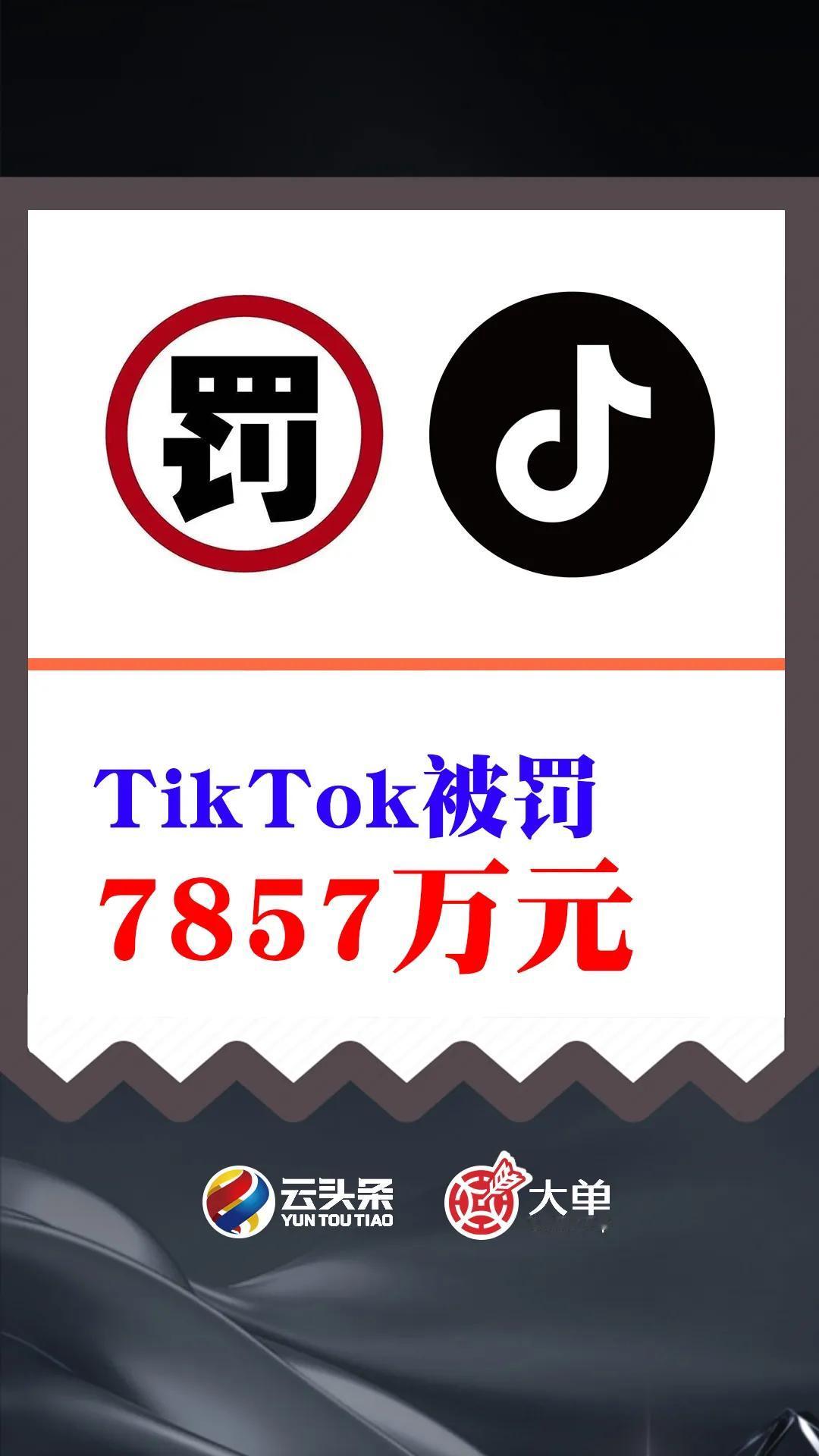 TikTok 被罚 1000 万欧元（7857 万元人民币）