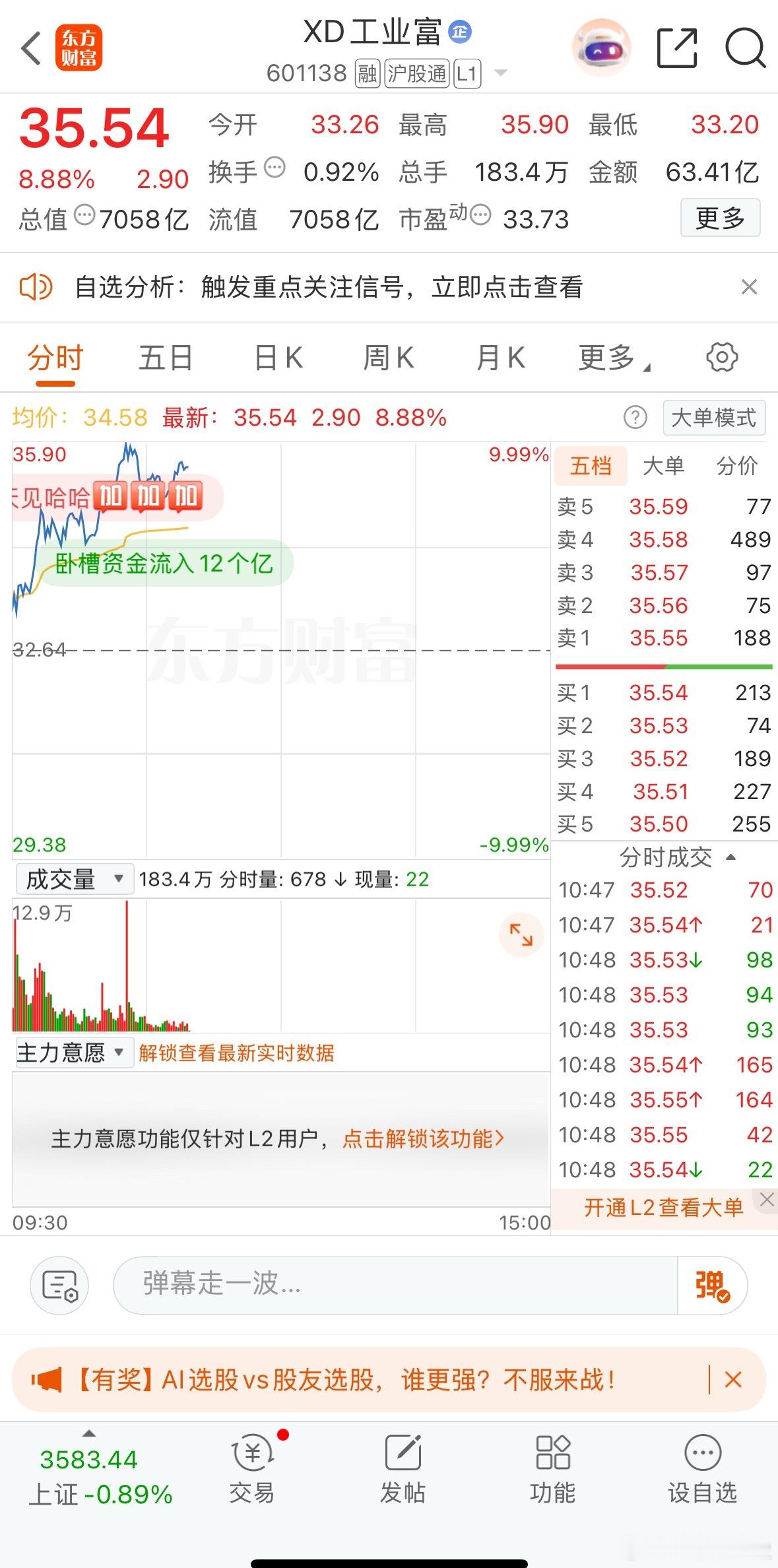 宏和蓄势再起，胜宏、新易盛冲破200元大关，中际跳空高开均创历史新高，天孚低位补