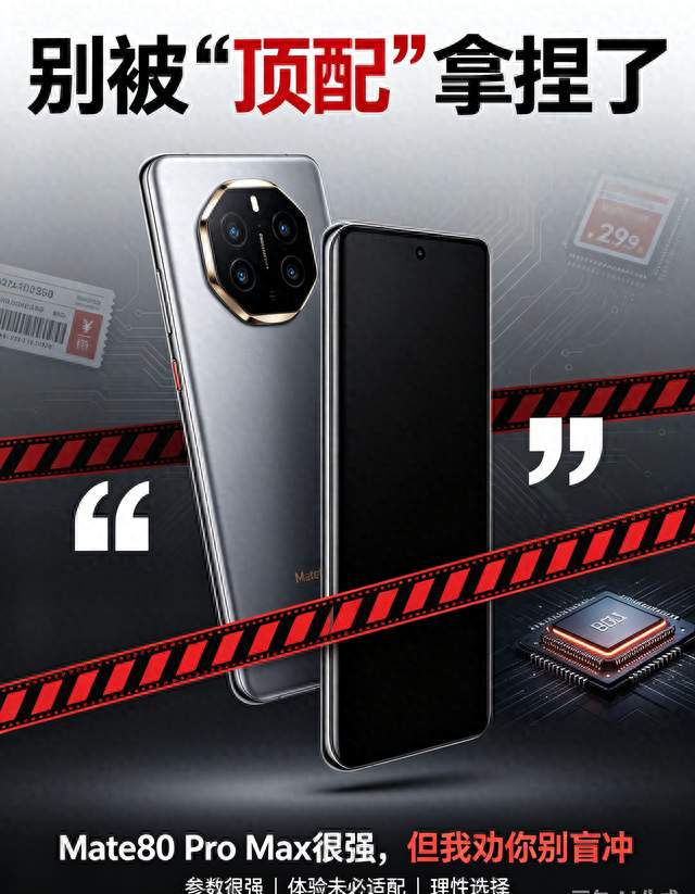别被“顶配”拿捏了：Mate80 Pro Max很强，但我劝你别盲冲