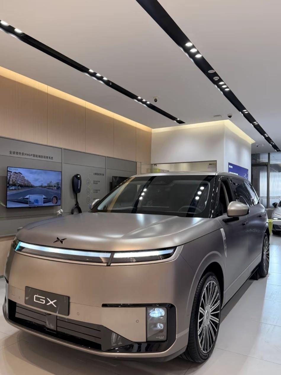 小鹏GX作为小鹏新旗舰级大型SUV，气场十足。外观灯光设计看起来更有质感。内饰科