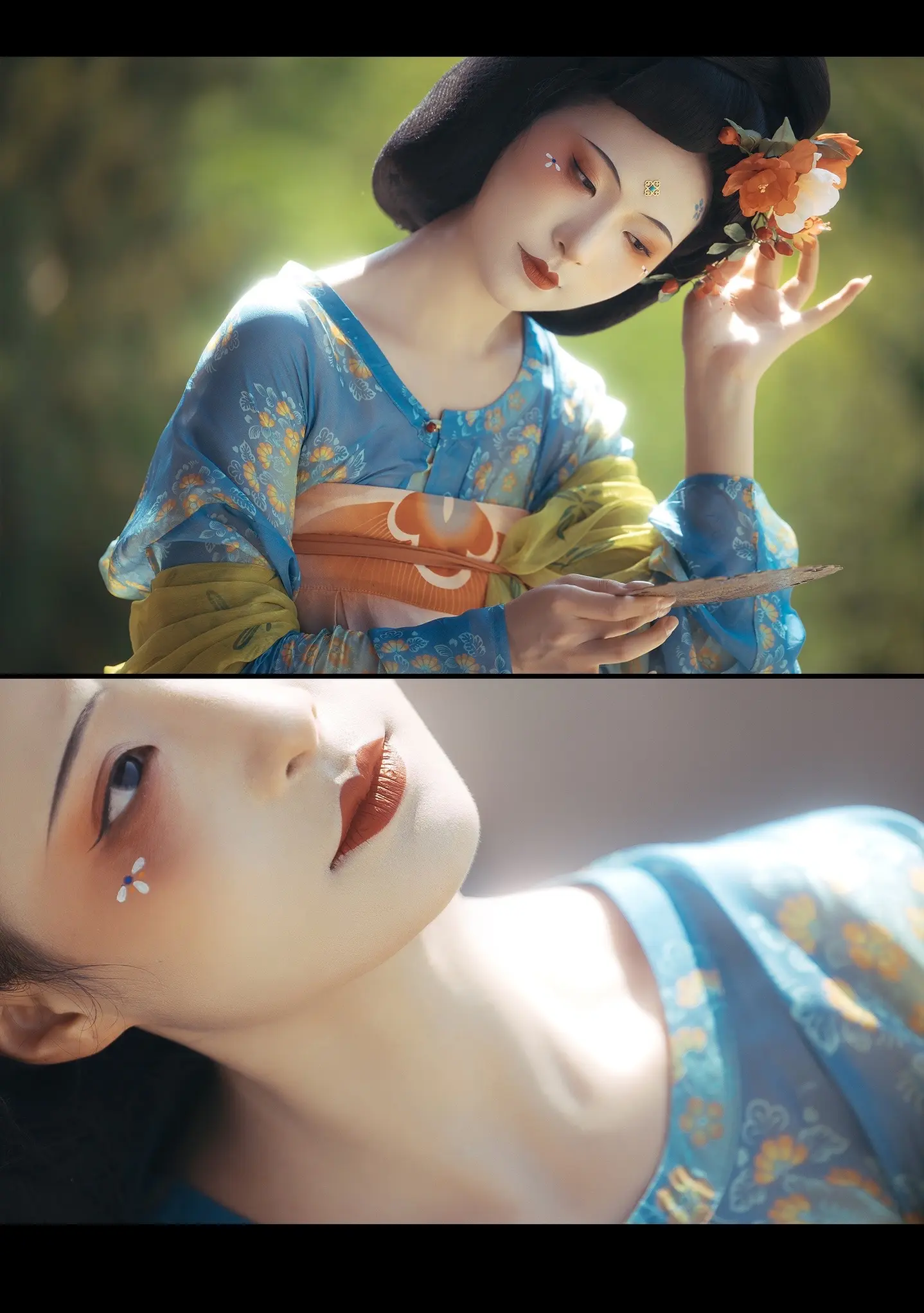 秋水剪瞳。 出镜： 妆造