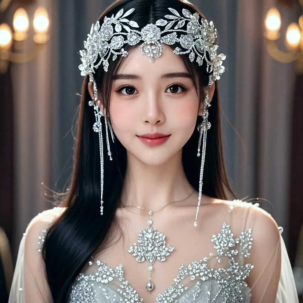 AI璀璨新娘 原来ai写真可以这么美  谁拍谁好看 美出高级感