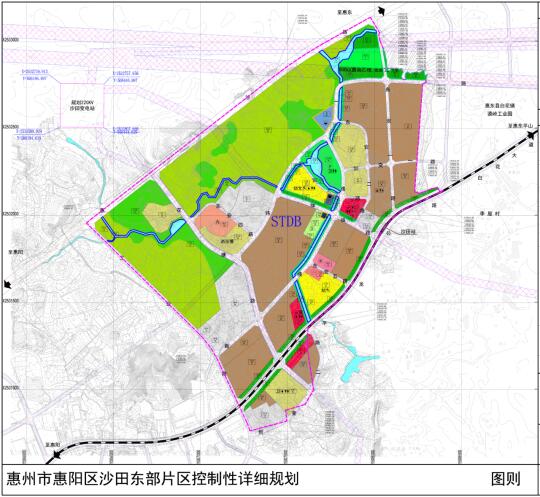 惠州市惠阳区沙田东部片区控制性详细规划