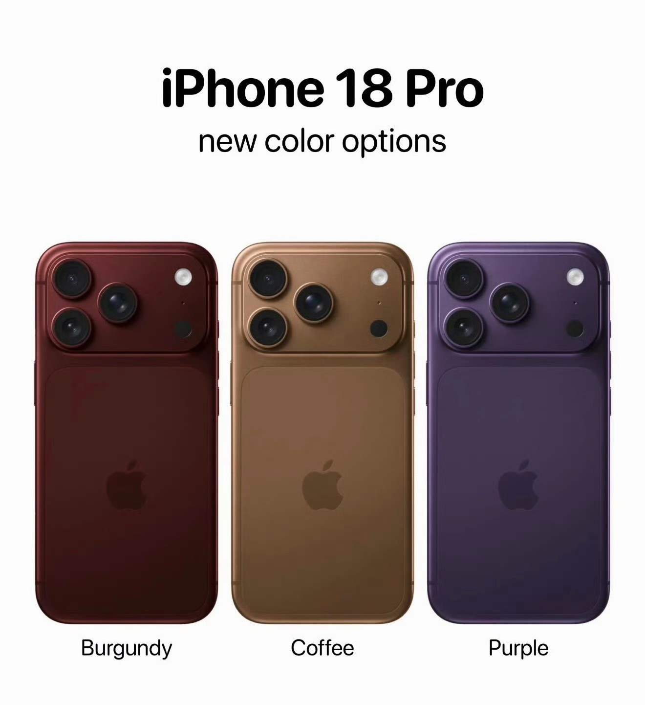 iPhone18Pro黑色款或继续缺席别等了！iPhone 18 Pro黑色款基