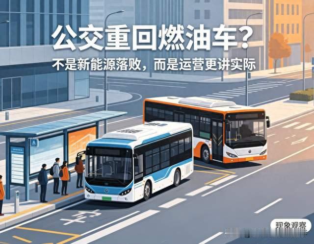 多地公交重启燃油车，不是新能源落败，行业已敲响警钟
