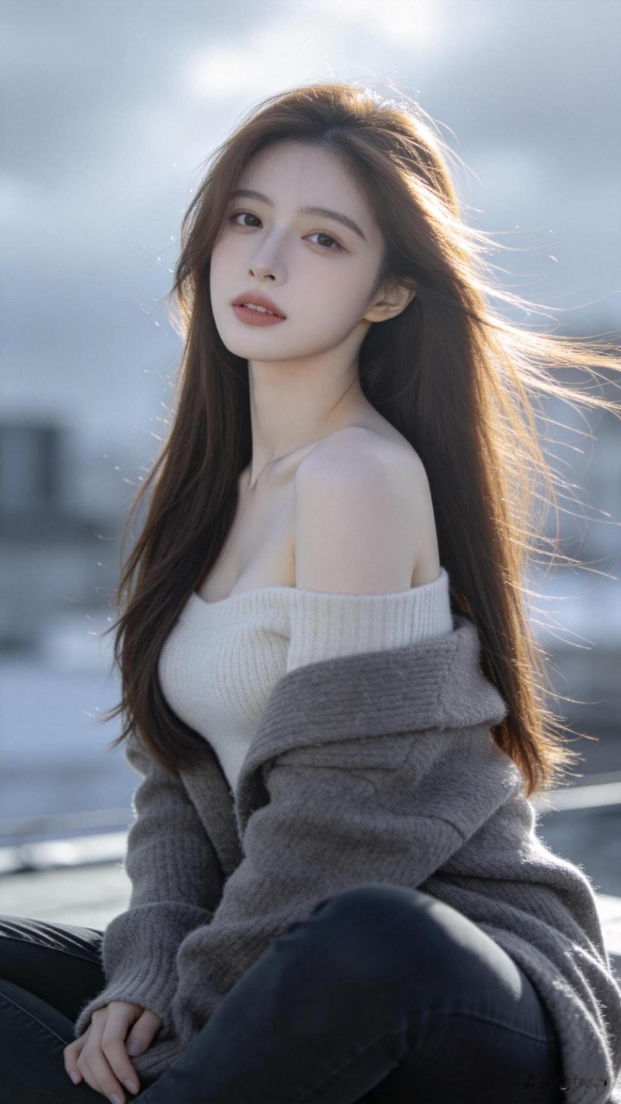 风起云涌处，美人倚楼望。