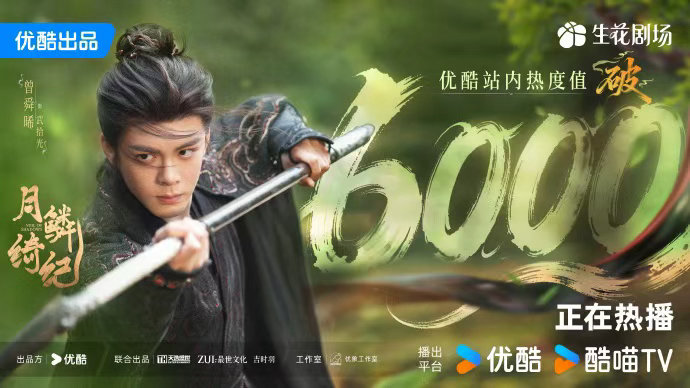 月鳞绮纪破6000月鳞绮纪热度已破6000月鳞绮纪破6000，四方相逢亦敌亦友，