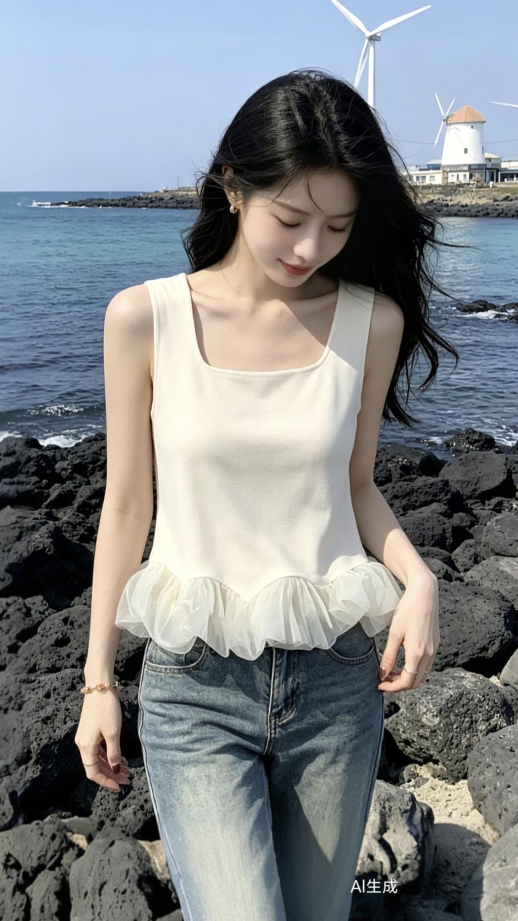 高级感穿搭夏日氛围感 无袖上衣穿出高级感我又心动了 气质穿搭 女装穿搭