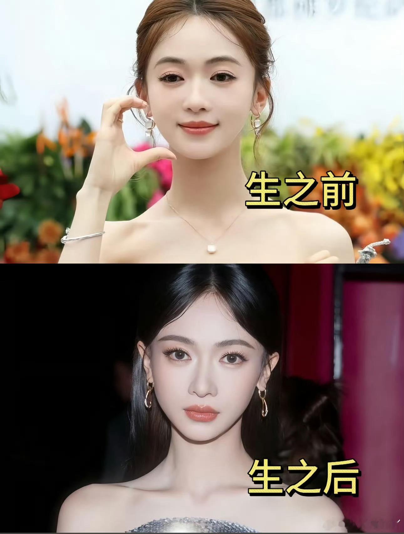 吴谨言 产后发胖受益人吴谨言产后微微丰腴之后整个人柔和不少，少了尖锐感多了温柔甜