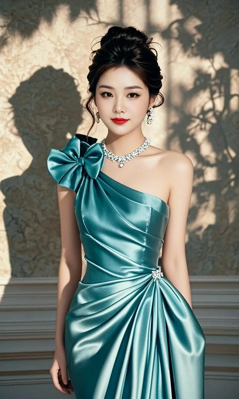 AI翠绸风姿 祝刷到的朋友开心快乐每一天′ 打开美好生活 甜美小姐姐