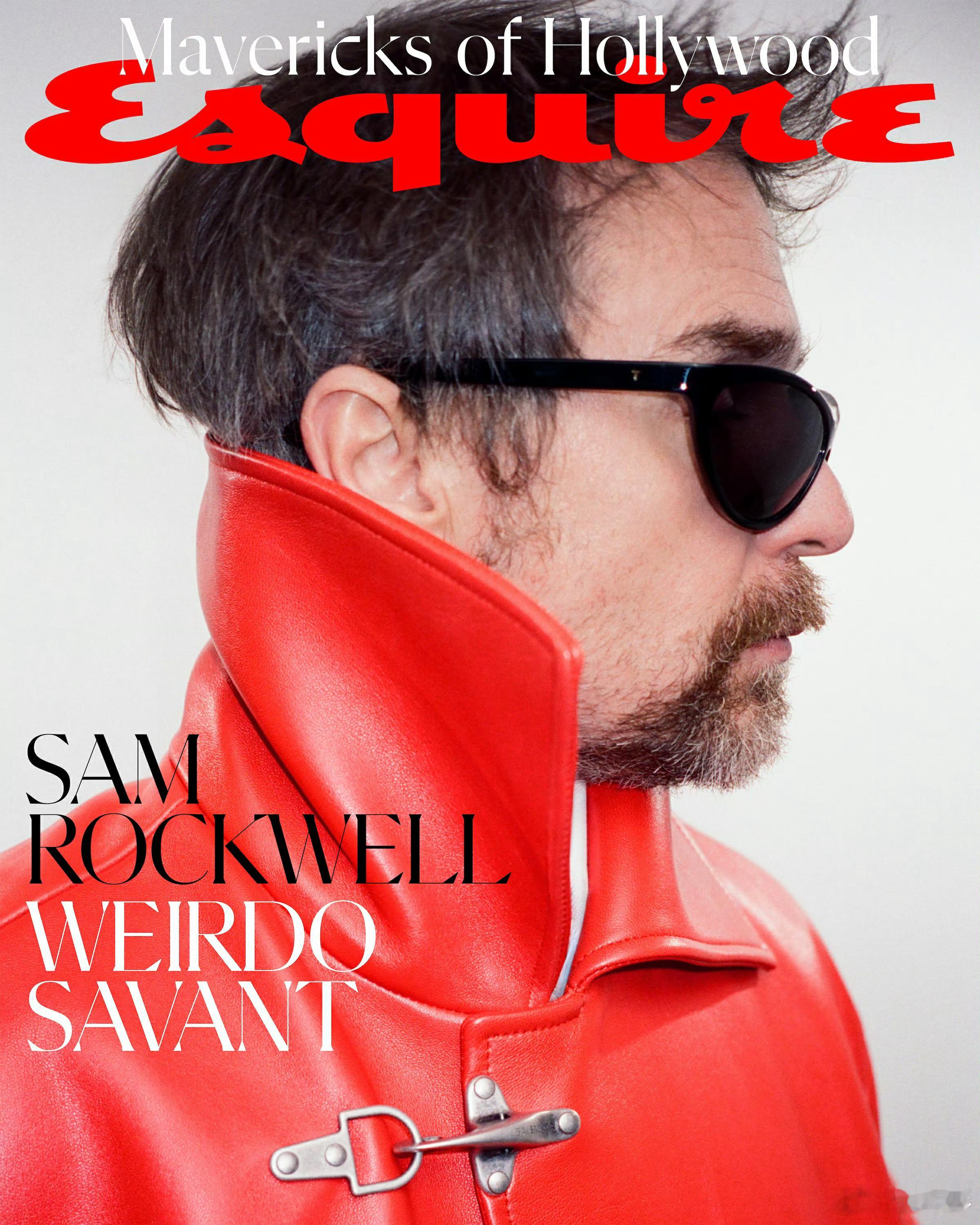 山姆·洛克威尔Sam Rockwell超型登上《Esquire》杂志金九刊封面及