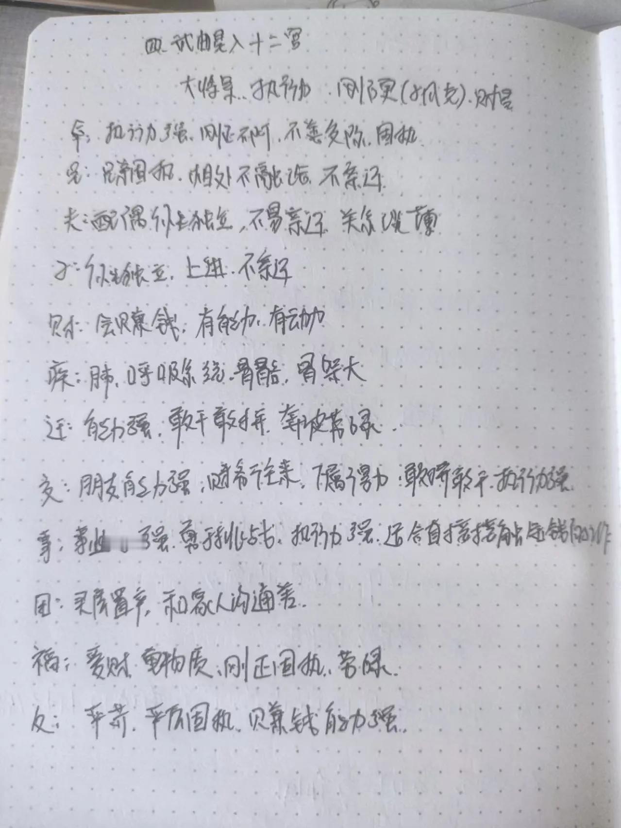 武曲星在十二宫的含义，感受了下武曲在不同宫位的含义。


个人命盘武曲在命宫，固