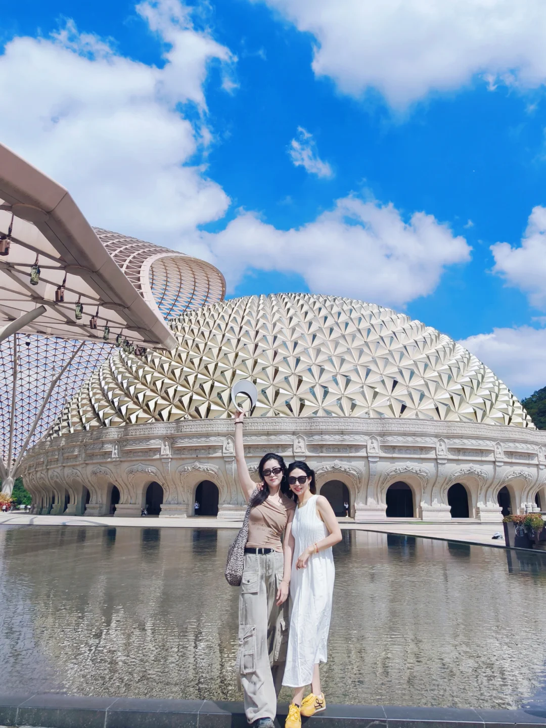 避开高峰期的牛首山 就是好看！😍