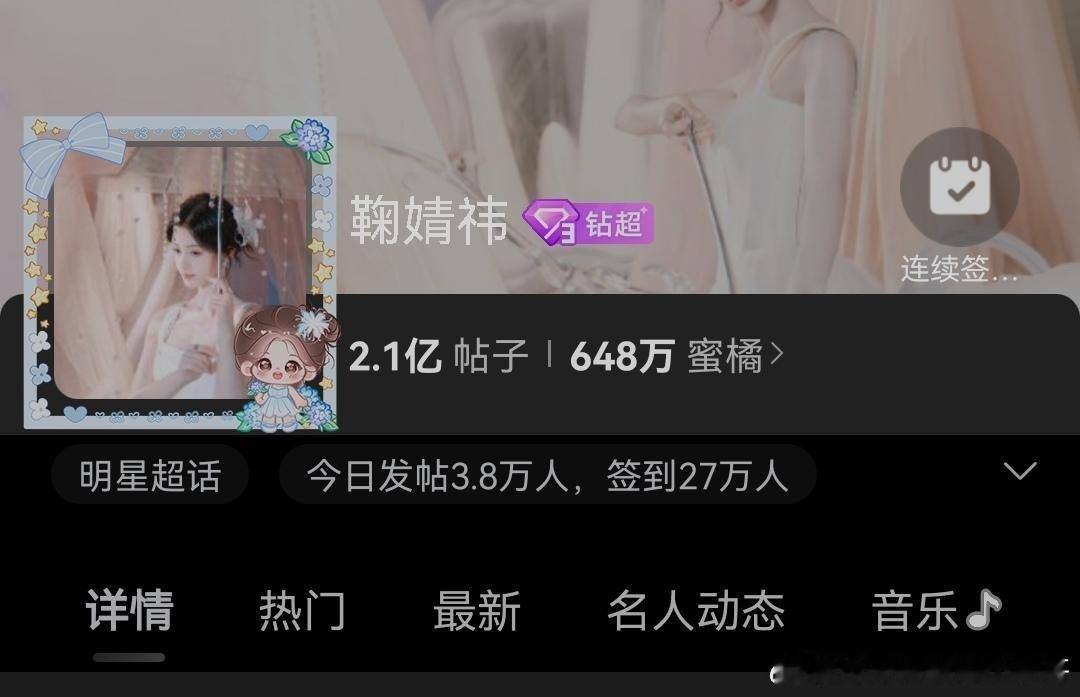 鞠婧祎帖子已经突破2.1亿！期待鞠婧祎正在拍摄的来战 ​​​