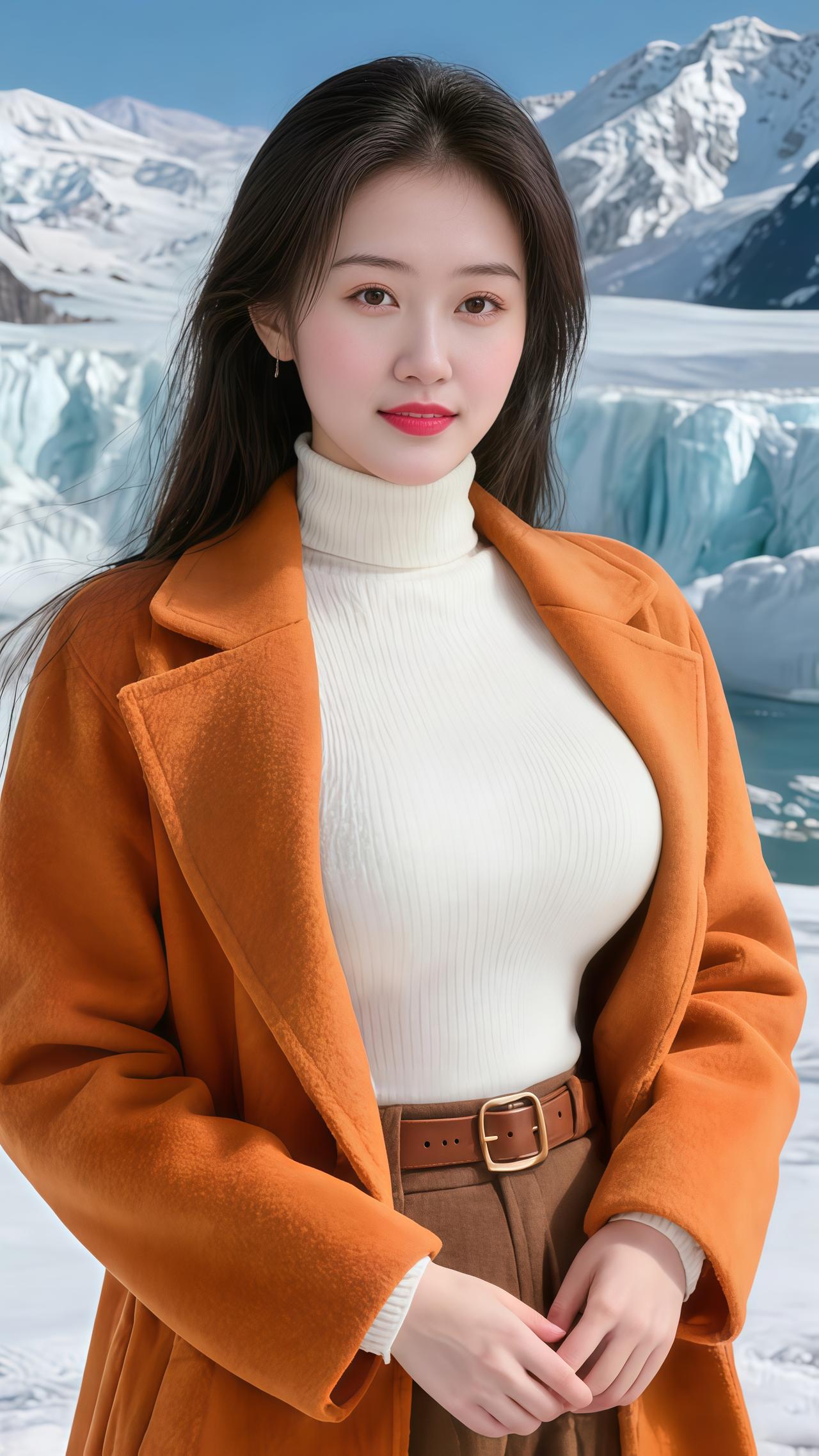 穿出时尚感觉 冬天冰雪风景