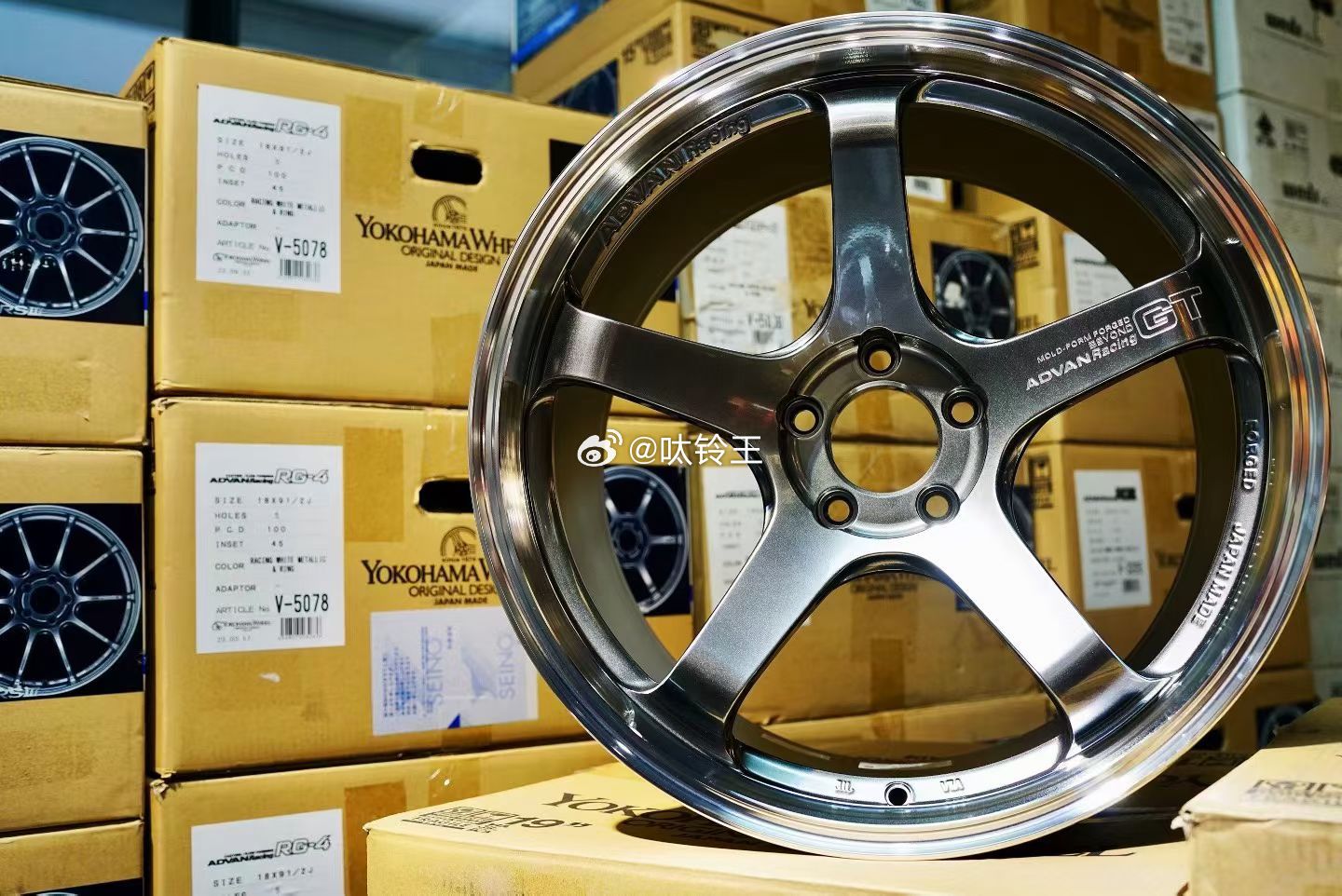 全新 在库日本ADVAN GT  18寸 9.5J  ET45 5×120 FL