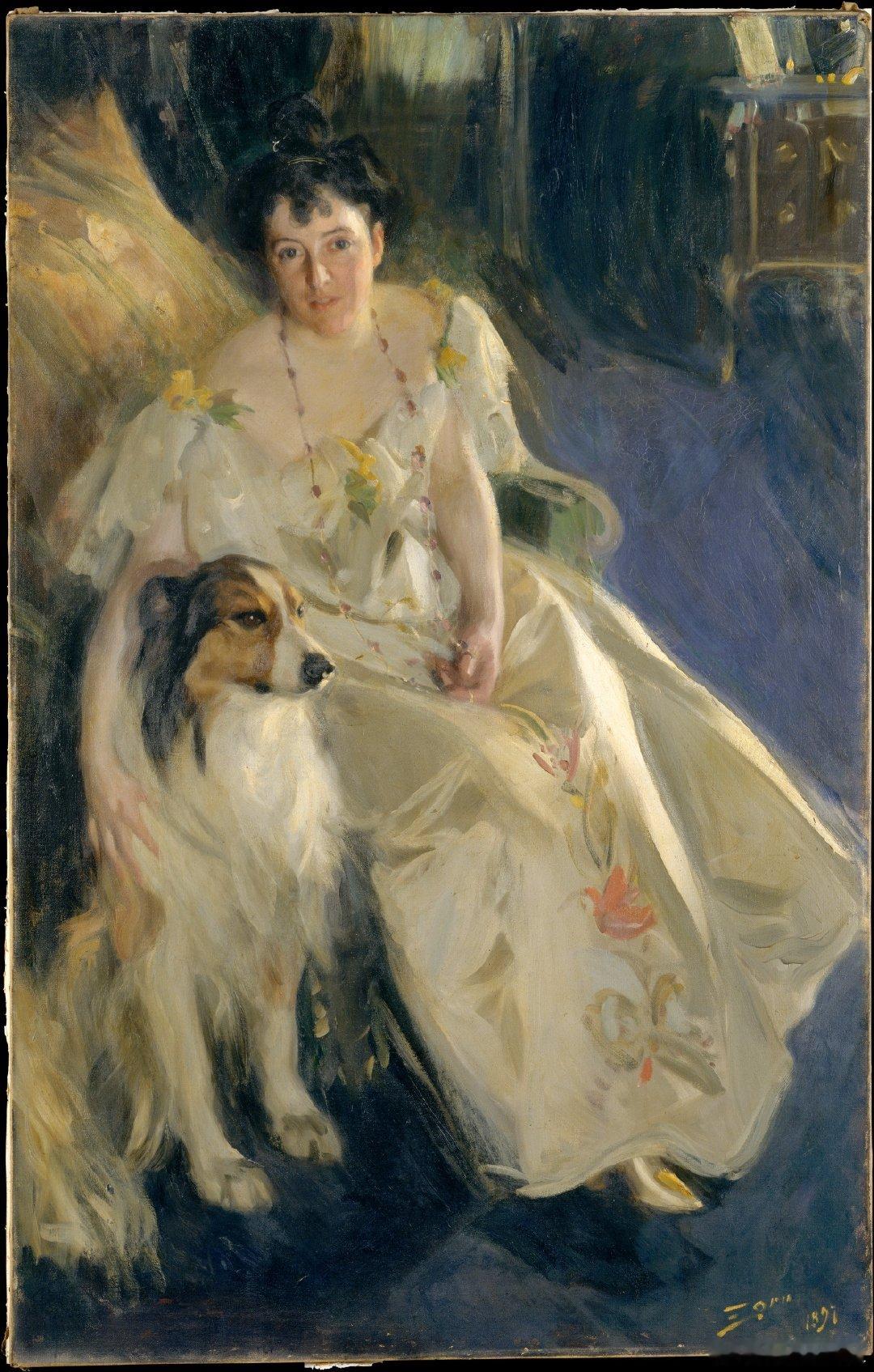 #西洋历史文化鱼缸[超话]# 瑞典著名画家安德斯·佐恩（Anders Zorn，
