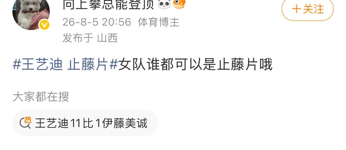 王艺迪 止藤片如果女队谁都可以是止腾片，那外协就谁都可以是捕骰达人哦。 