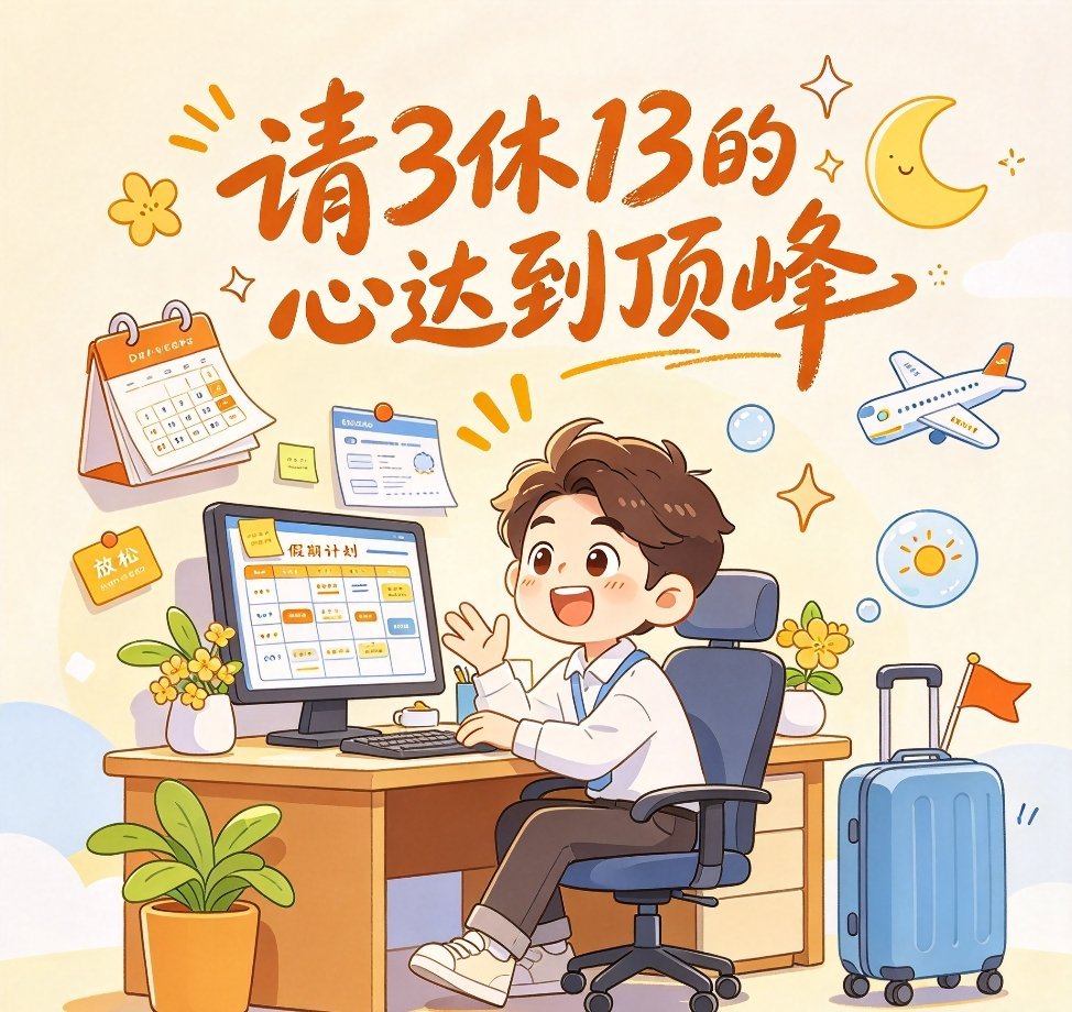 此刻请3休13的心达到顶峰谁不盼着凑一个超长假期，好好出去走走，暂时脱离日常忙碌