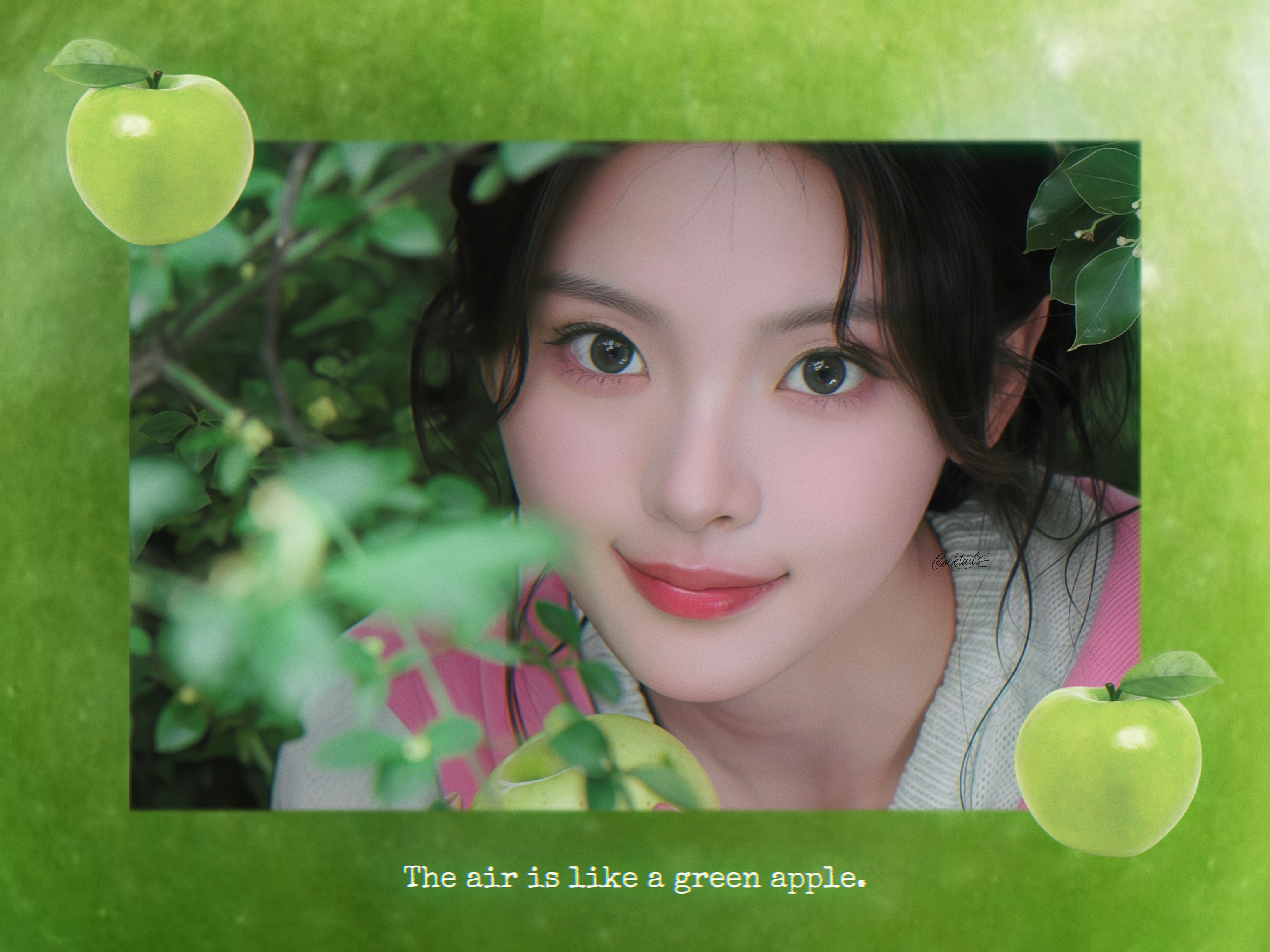 空气像青苹果🍏杨超越郑雨 ​​​