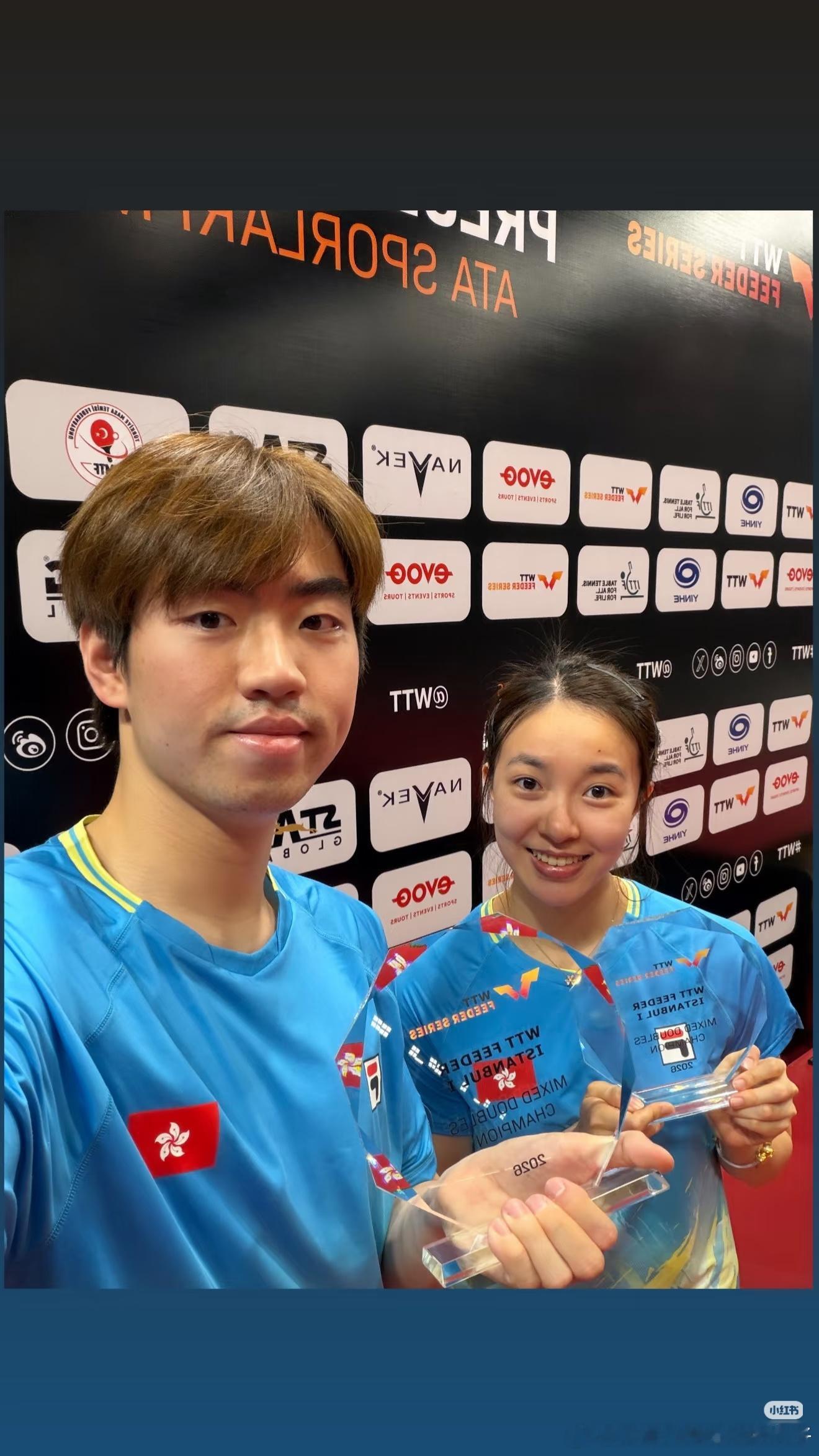 姚钧涛：🏆 🇭🇰这次表现非常好混双拿到了冠军🏆 混双真的好久没有夺冠了 