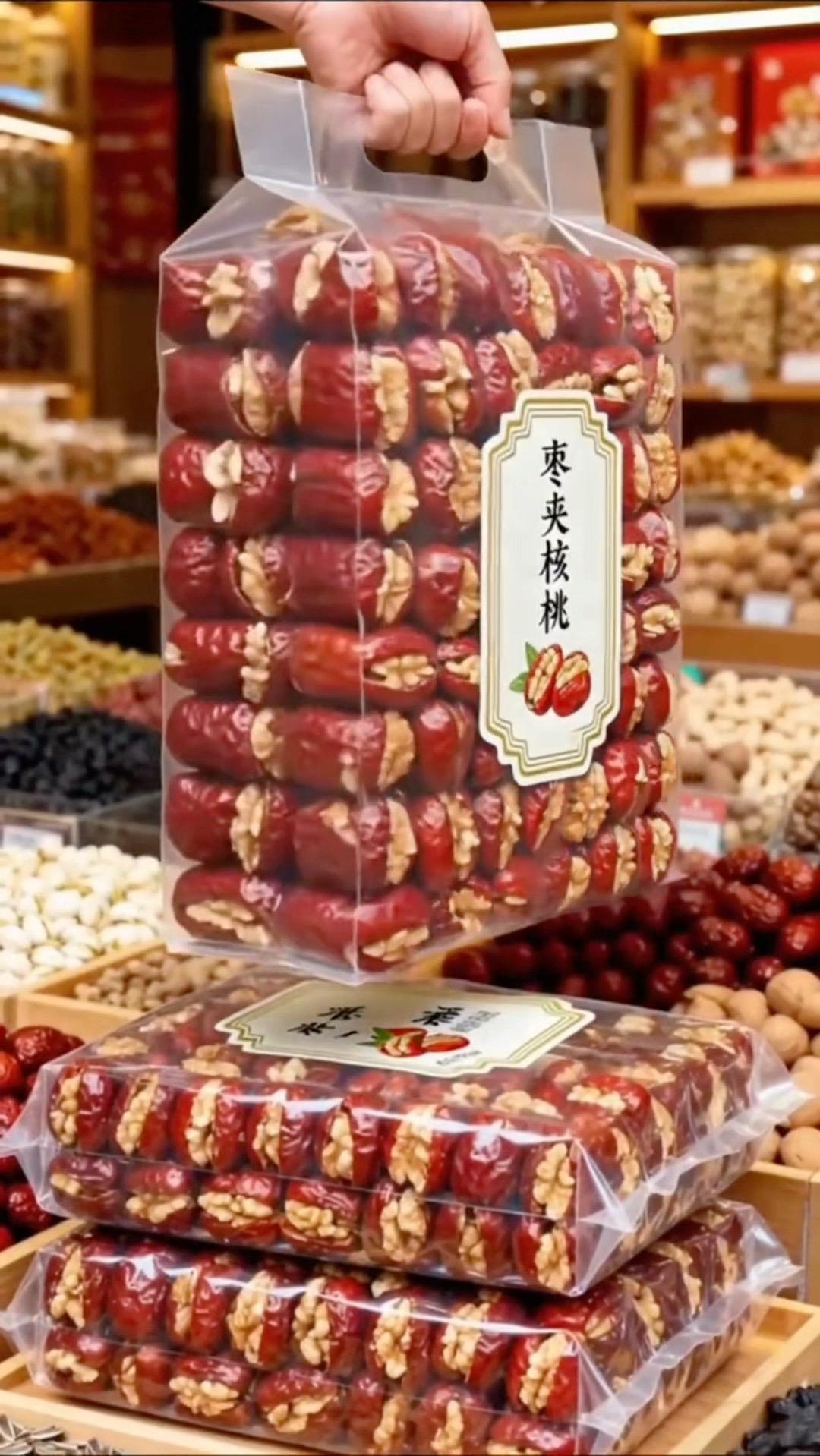 宝子们，想找健康又好吃的零食，枣夹核桃 必须安排上，谁吃谁知道有多绝啊...