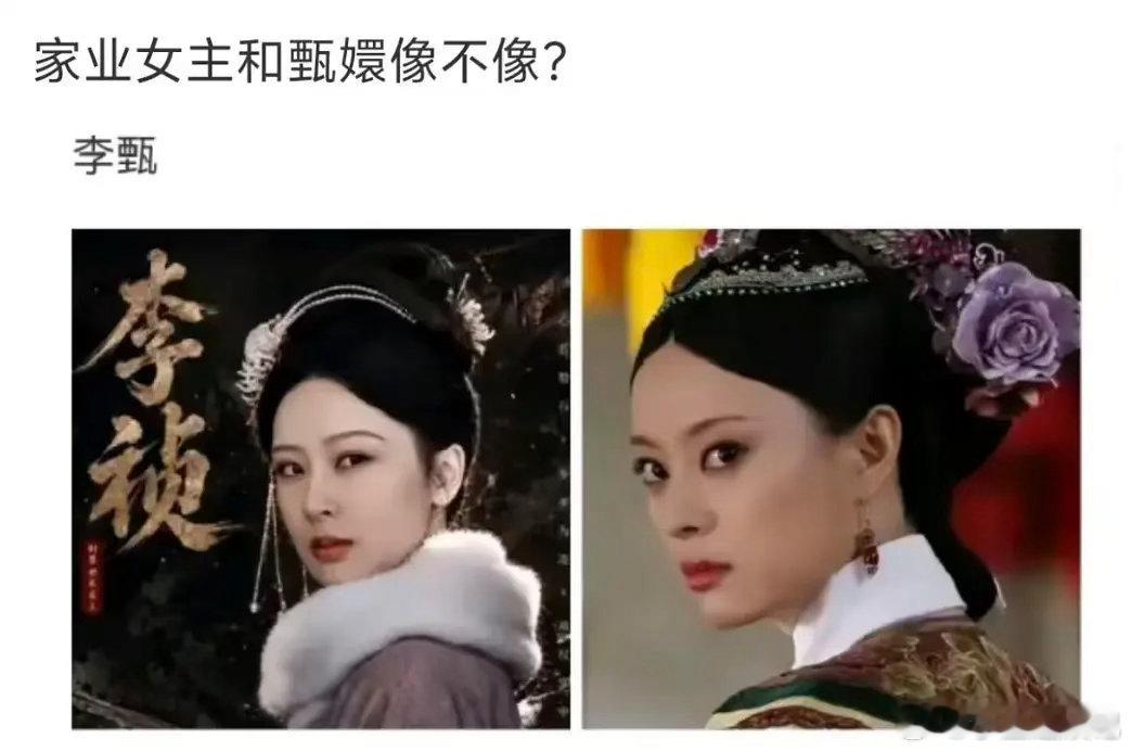 你们觉得家业和甄嬛传像不像？都是大女主剧 
