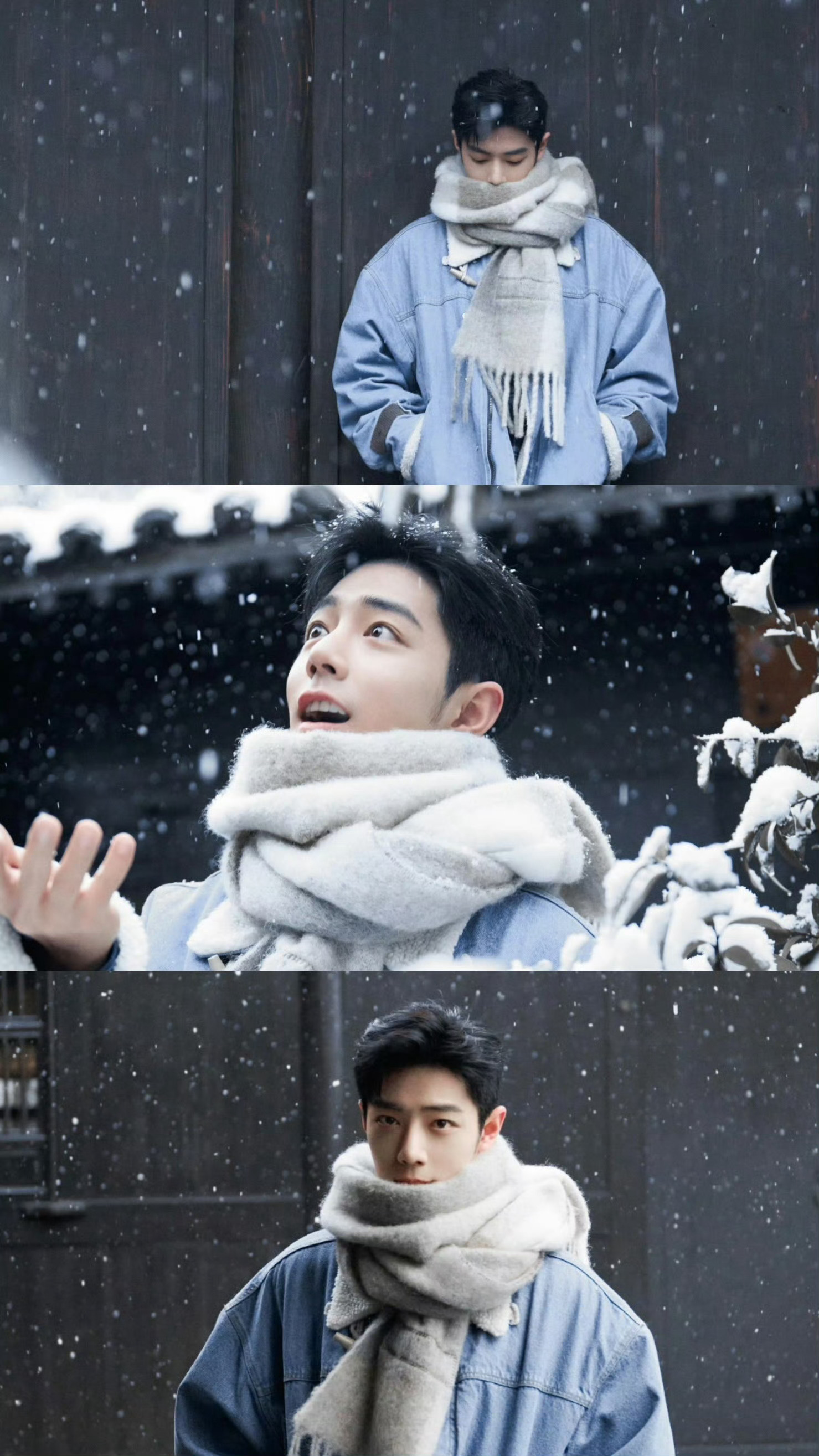 向全世界安利我担 原来我期待冬天的原因是冬天雪景的美，敌不过你在雪地的笑颜202