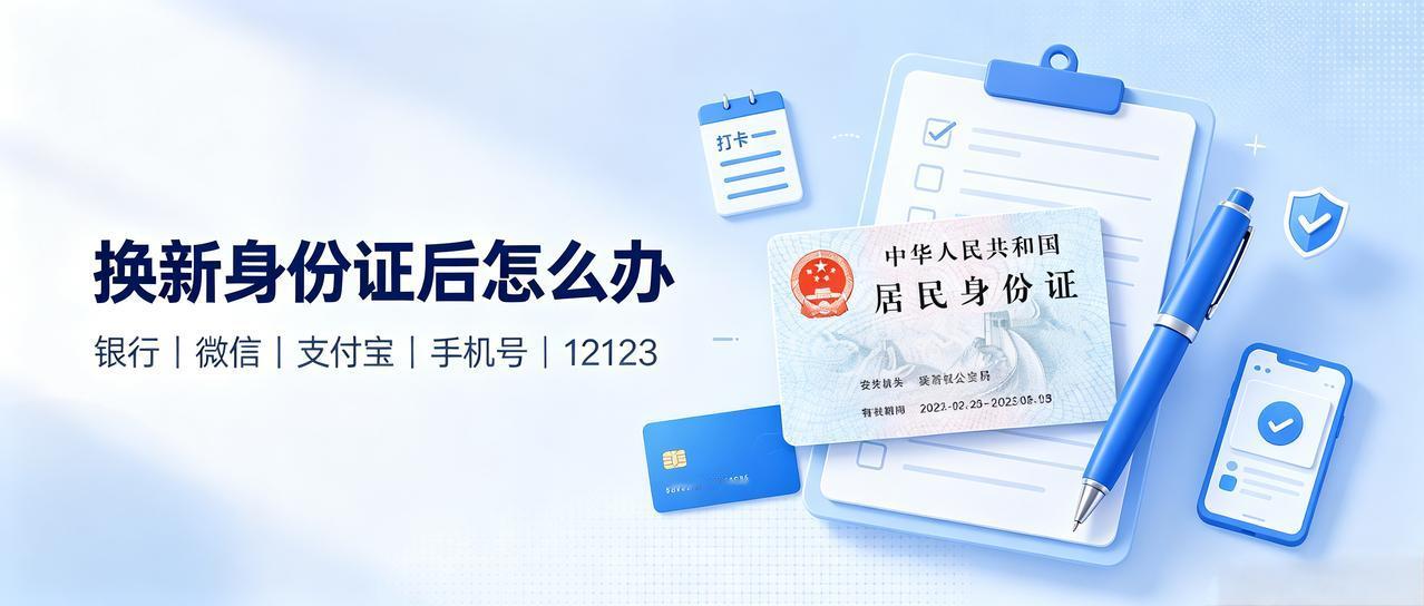 换新身份证后，这几件事别忘了办
 
拿到新身份证，先做一件事：核对上面的姓名、号