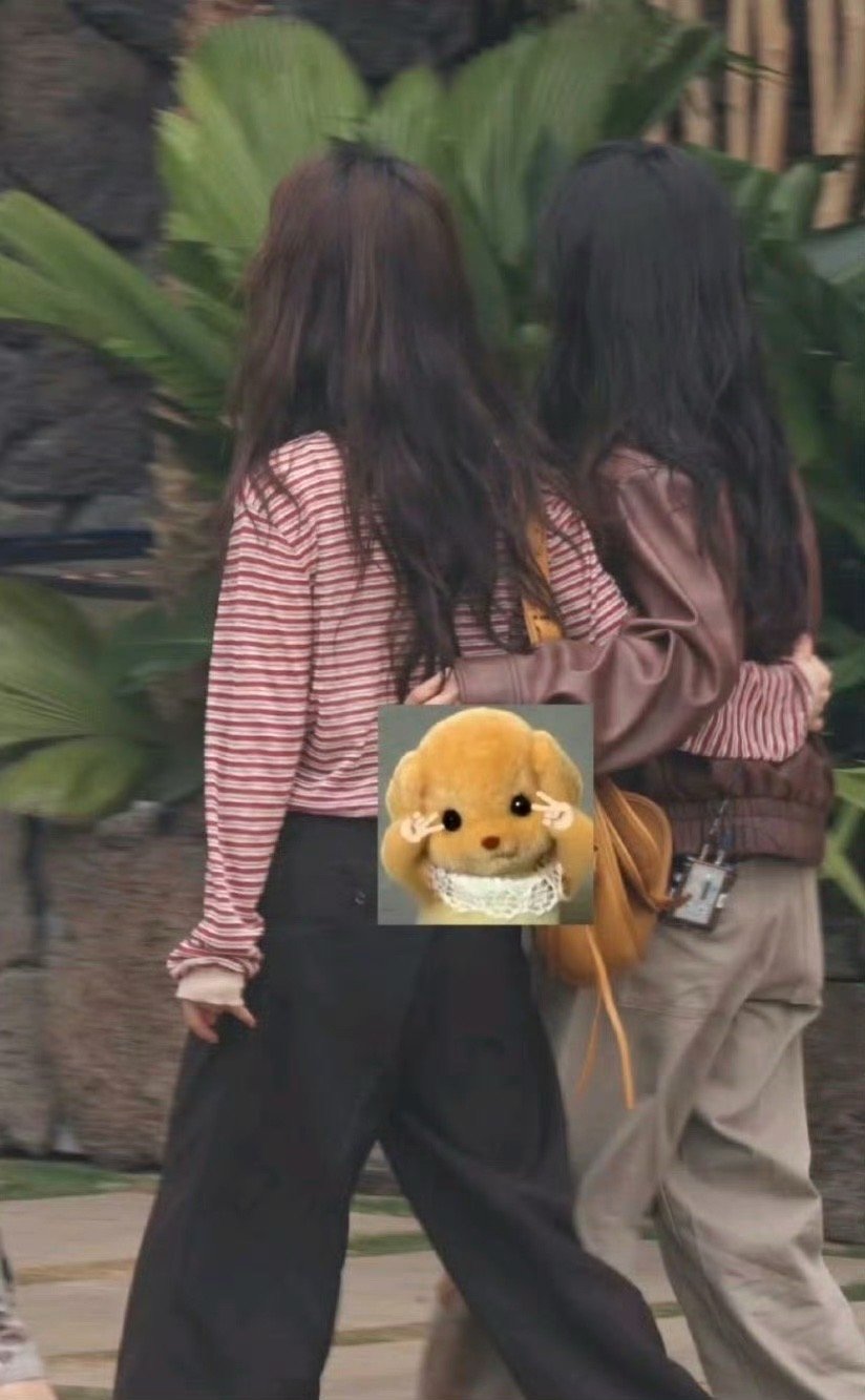 沈月谭松韵傻傻分不清一见面就手挽手开始贴贴！简直是双生姐妹花！妹妹们友谊长存，期