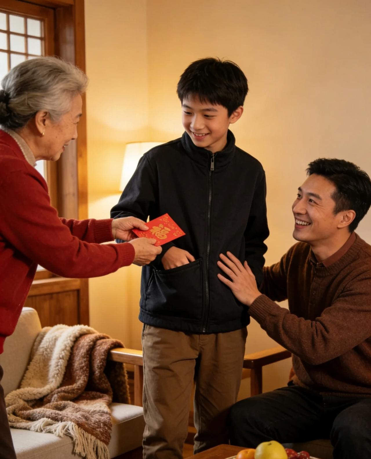 初三他空手来，

却比谁都重，

三十年没变过这事。

我姑今年八十二，他每年就