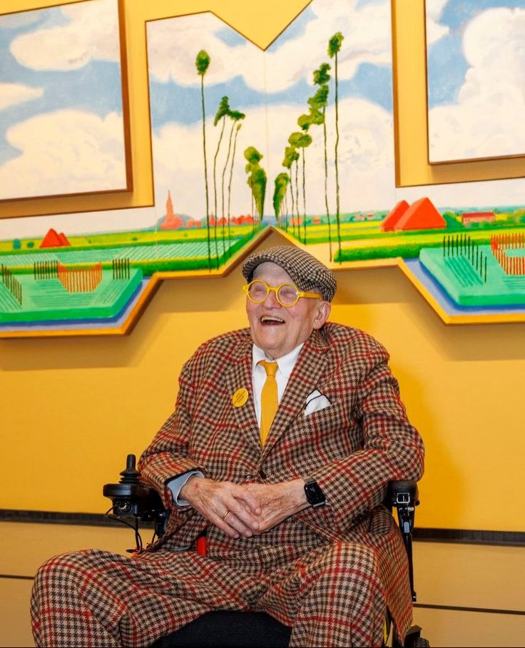大卫霍克尼逝世英国艺术家大卫·霍克尼（David Hockney）6月11日在其