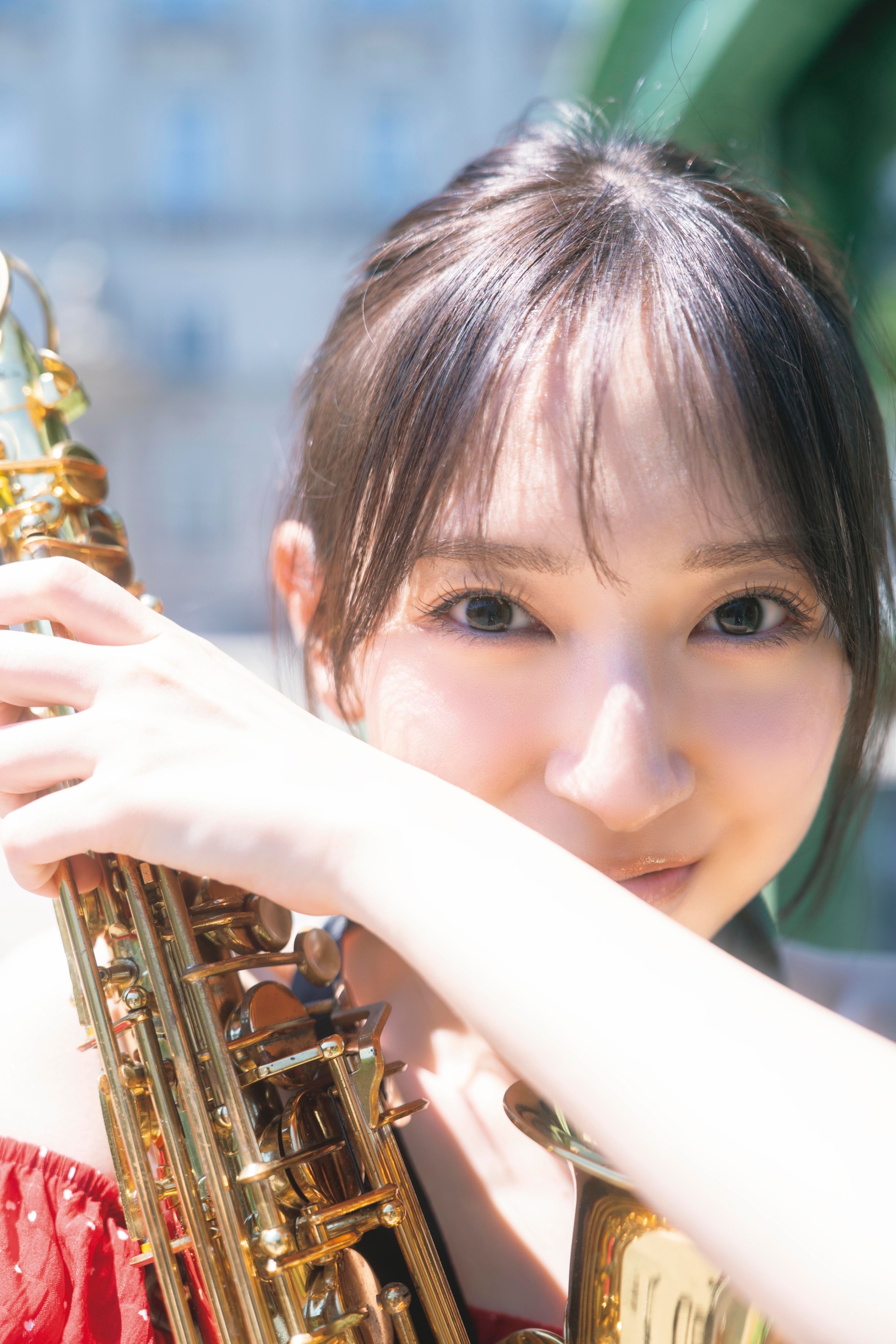金村美玖[超话]金村美玖 先行カット第７弾🍣ウィーンといえば音楽🎷サックスを
