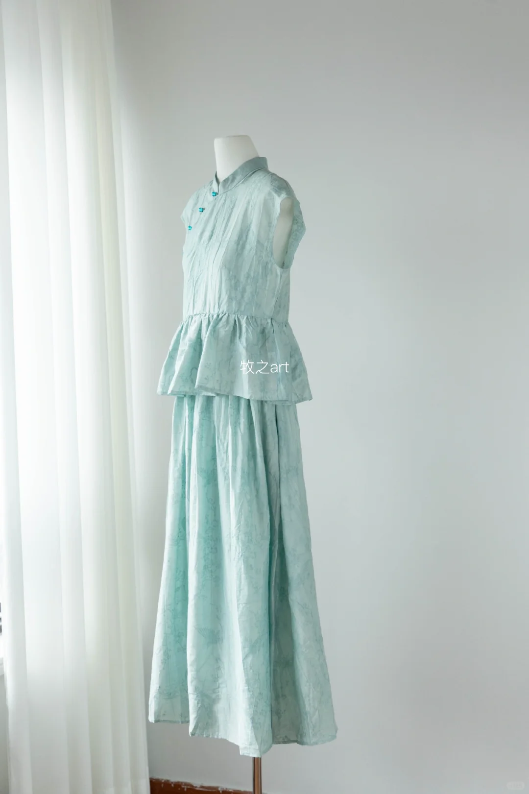 柔蓝色套装，已经出现货库存啦