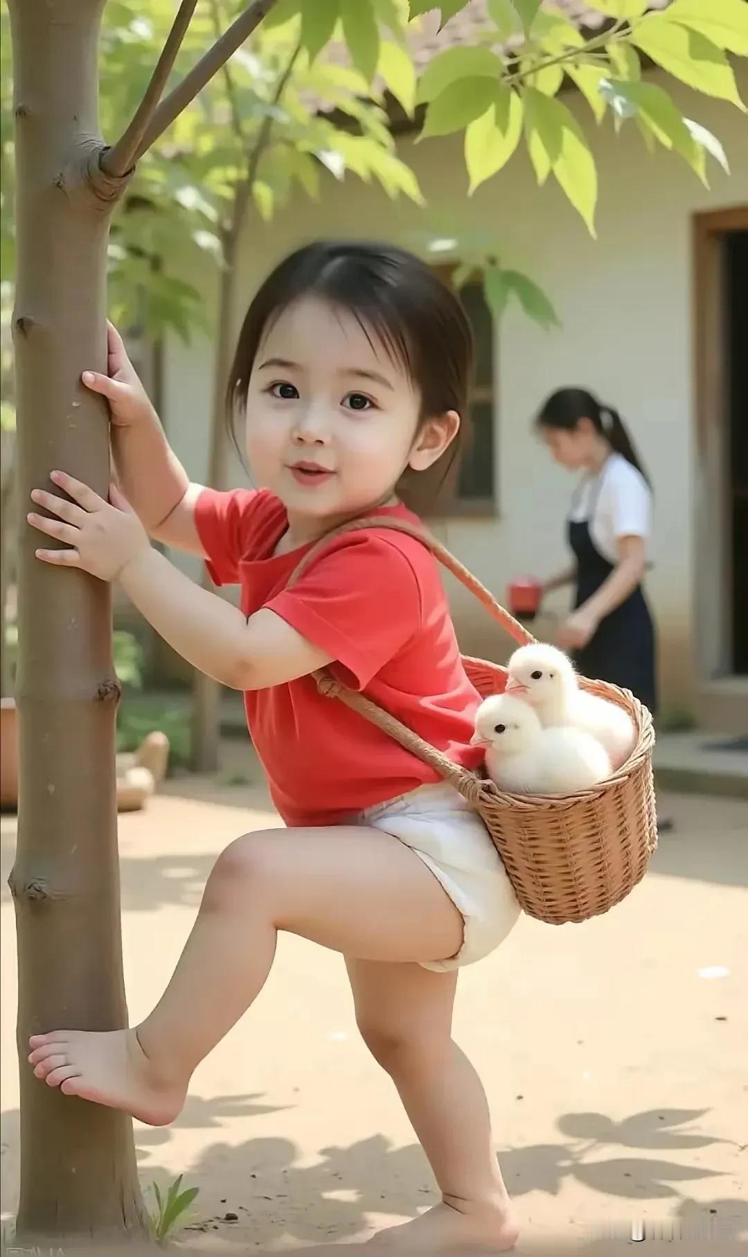 清晨的阳光如碎金般洒落在青翠的草地上，微风轻拂，带来泥土与野花的芬芳。一声清脆的