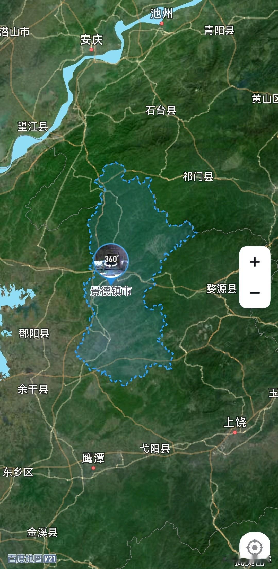 江西，从景德镇1到省广电1算重用吗？
景德镇市，瓷都，总面积5265平方公里，占