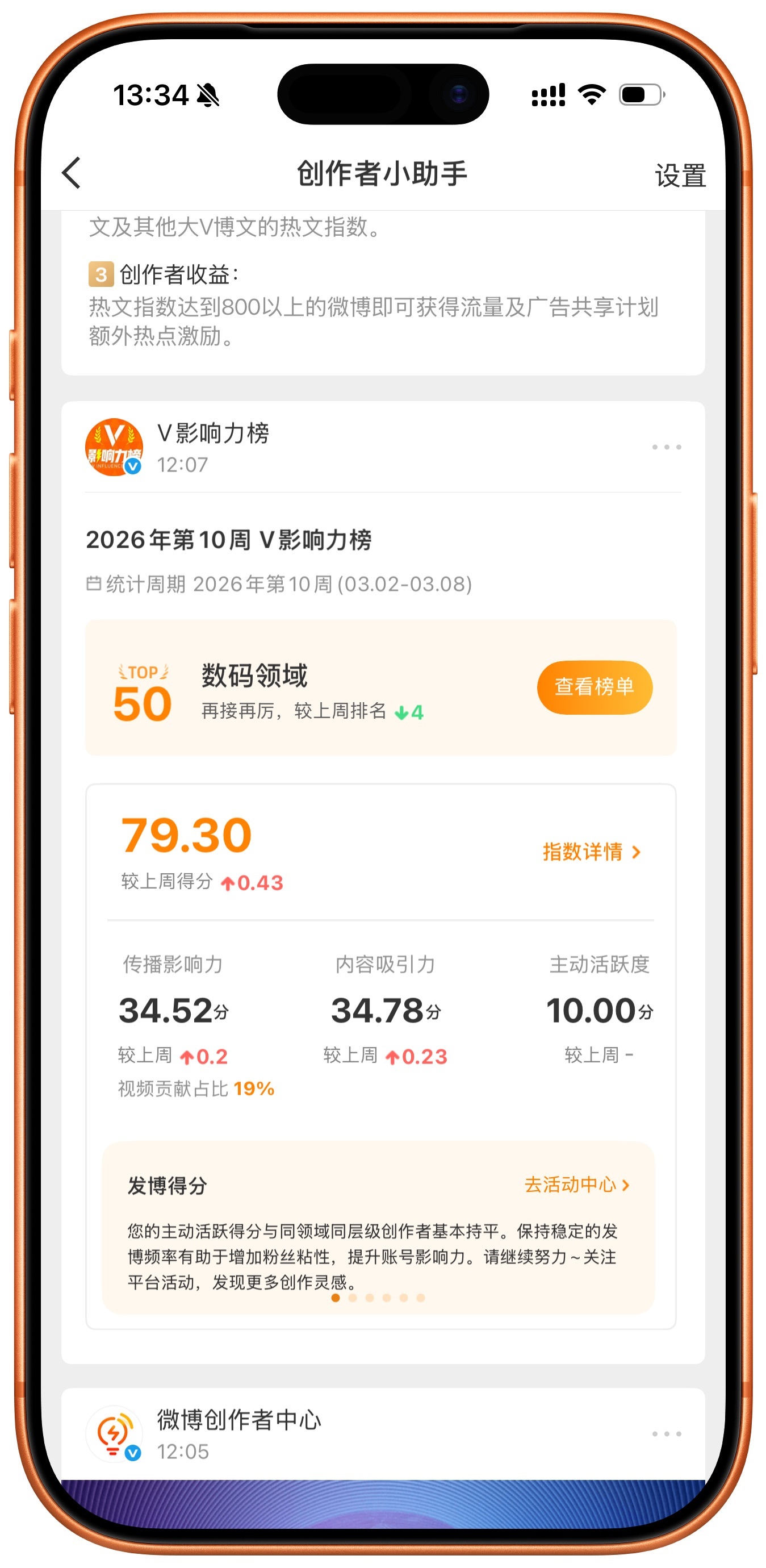 上周V影响力榜又下降四名各位好兄弟们，这周让我们努努力好吗？ 