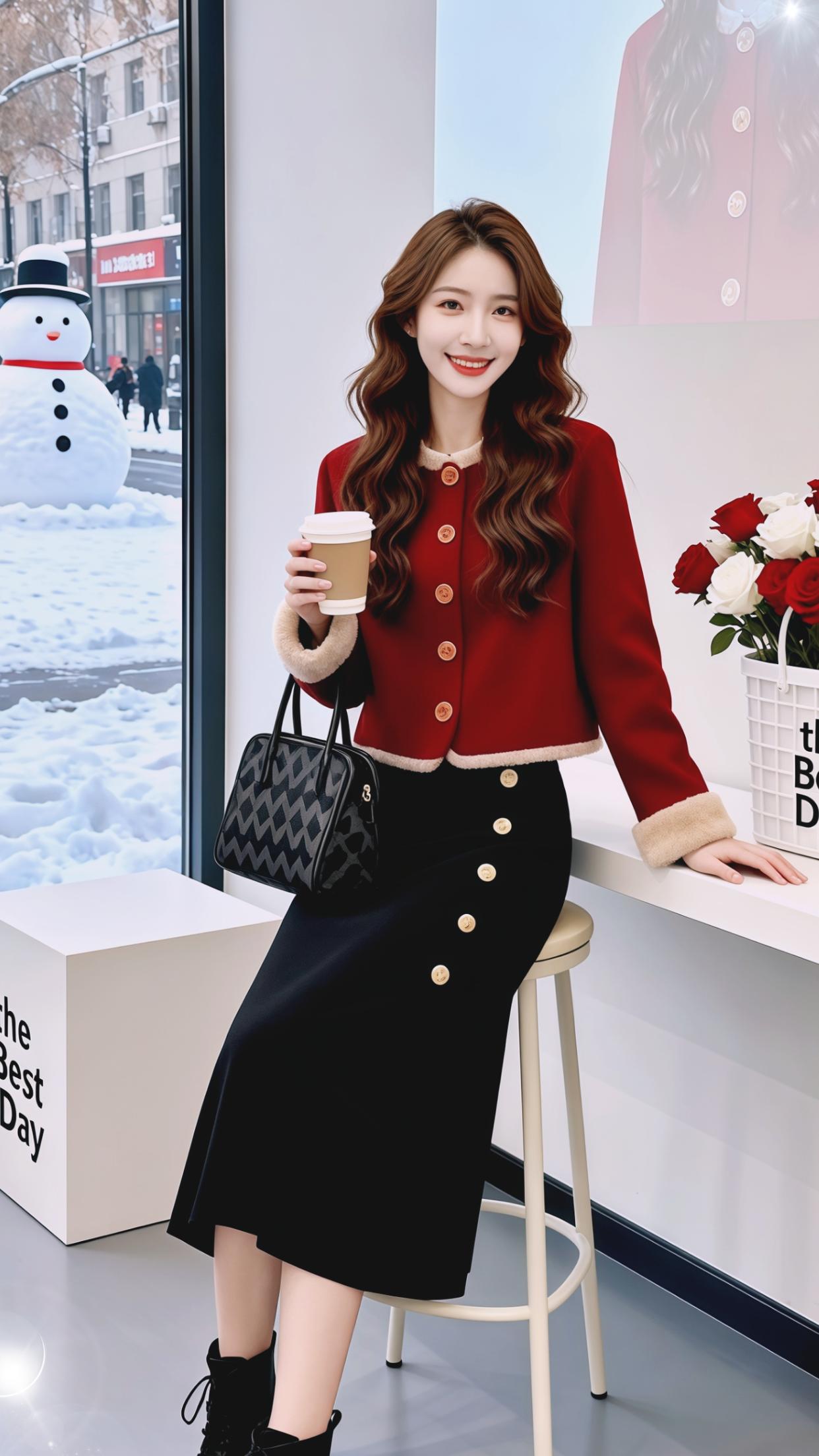 时尚 穿搭 新中式 套装两件套 过年战袍准备好了吗