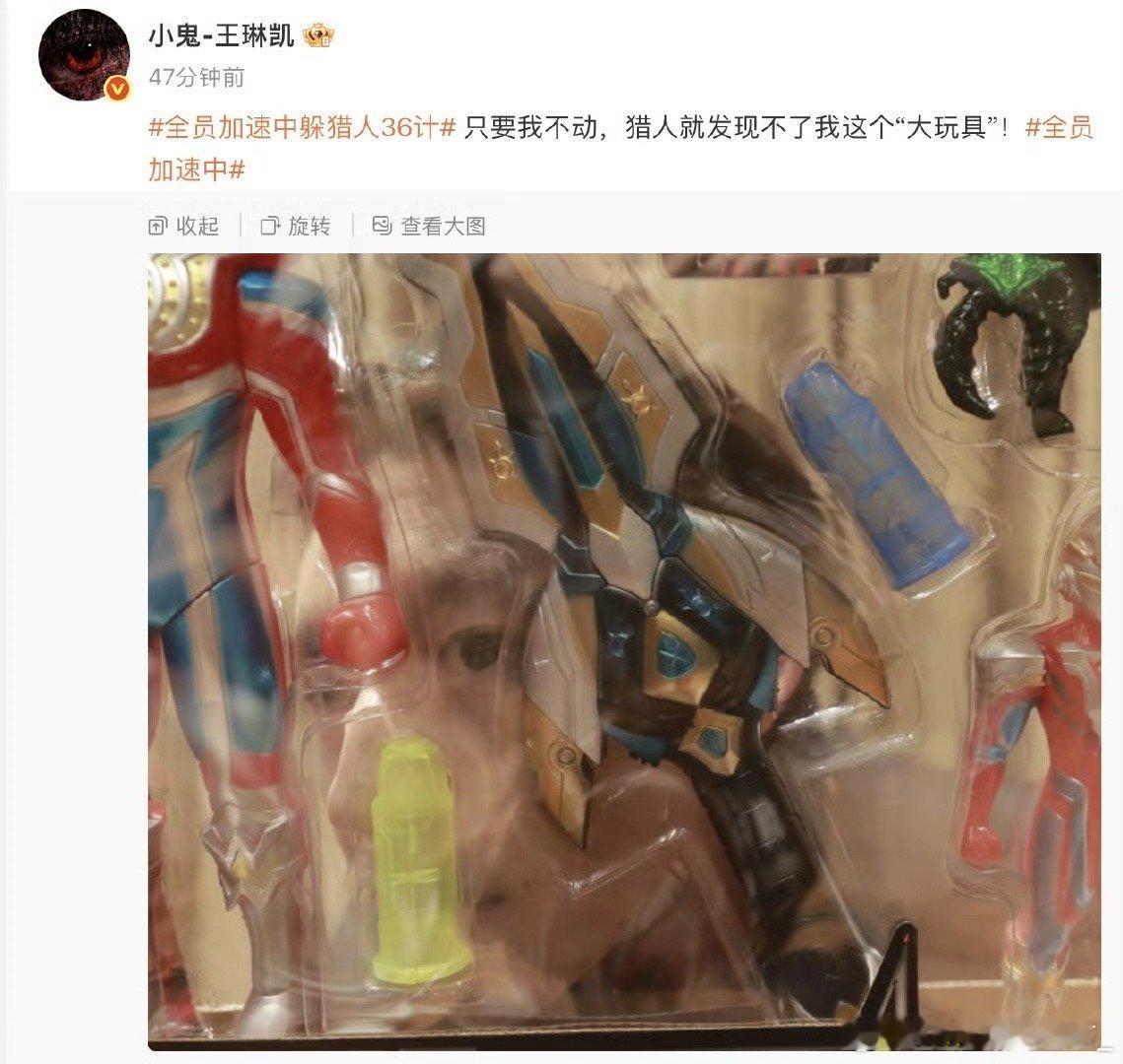 小鬼王琳凯体内的中二魂压不住了全员加速中小鬼王琳凯在《全员加速中》彻底放飞自我，