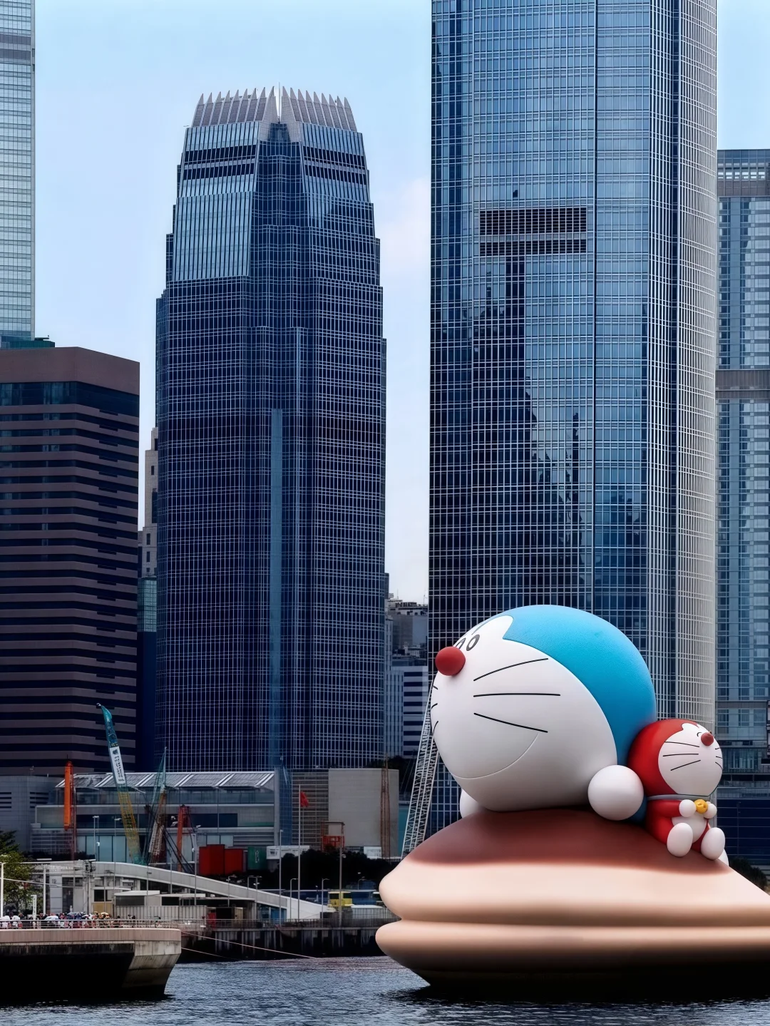 🇭🇰巨型哆啦A梦进军维港！