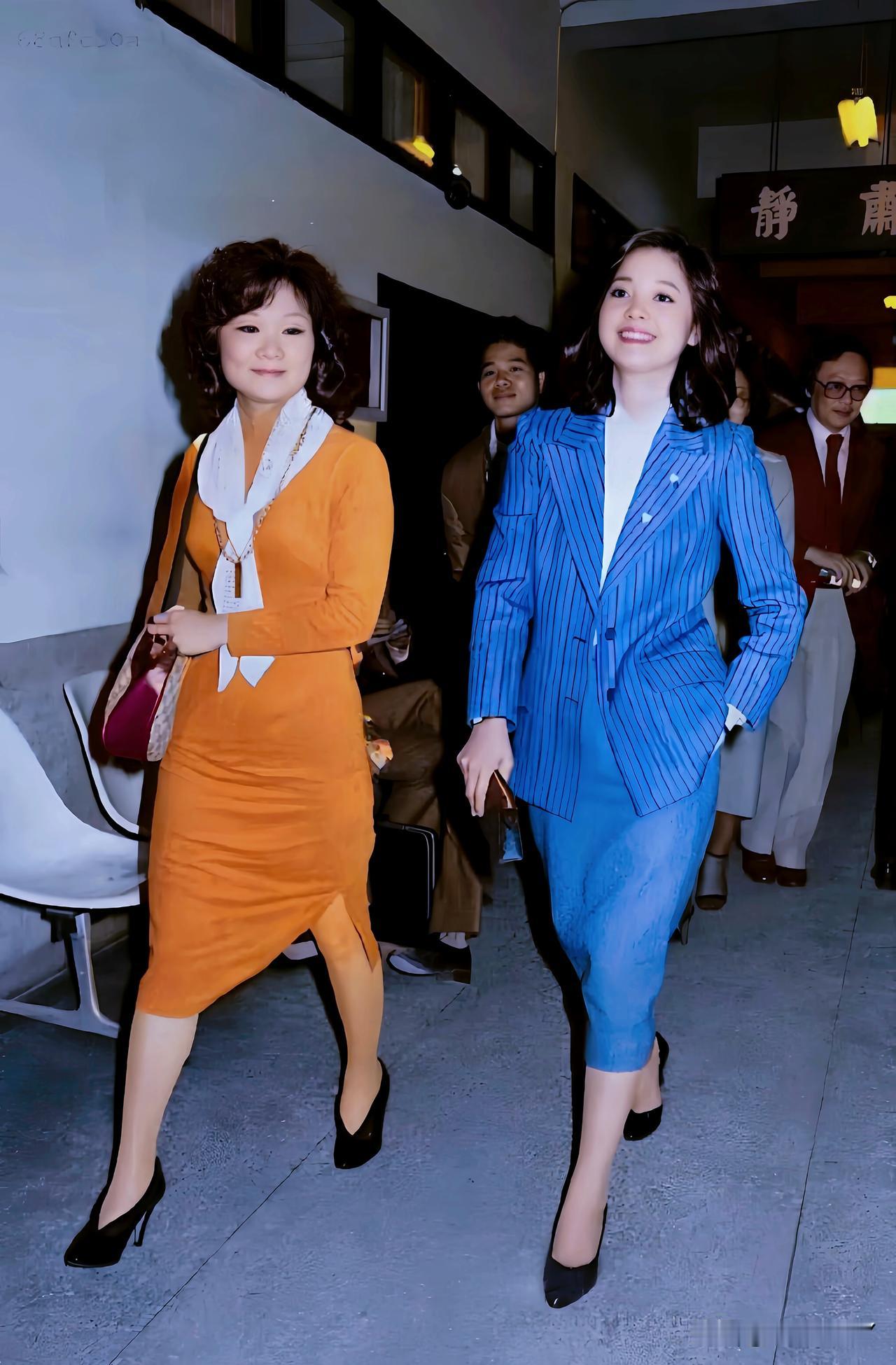 谁能想到，这竟然是1981年邓丽君在法院以被告身份出庭时的一张老照片。那时候邓丽
