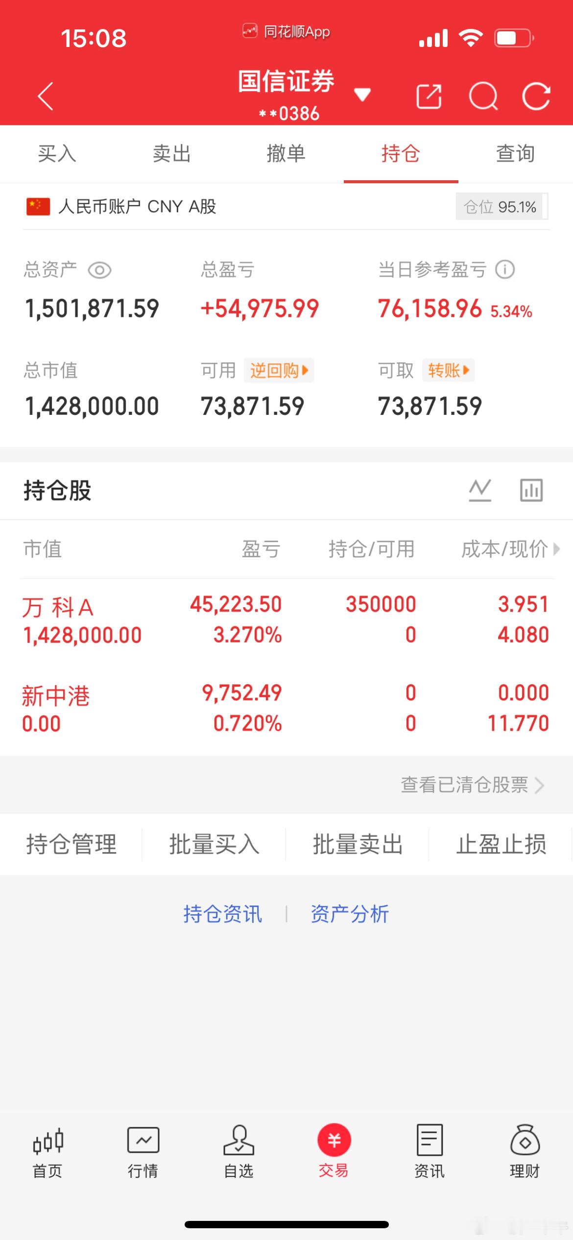 9月29日收盘记录成长蜕变，本金100w，挑战在股市一年翻8倍（第 40 天）！