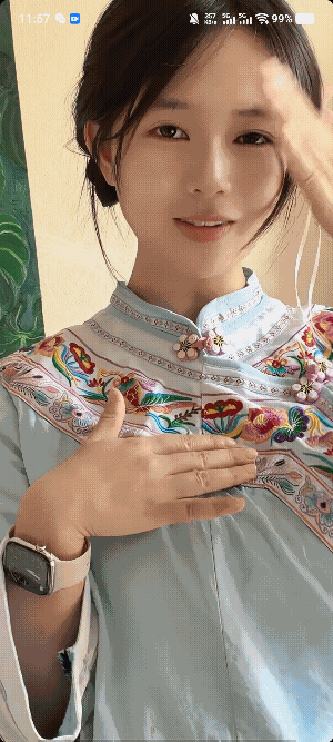 这丫头!长得真好看！[大笑]