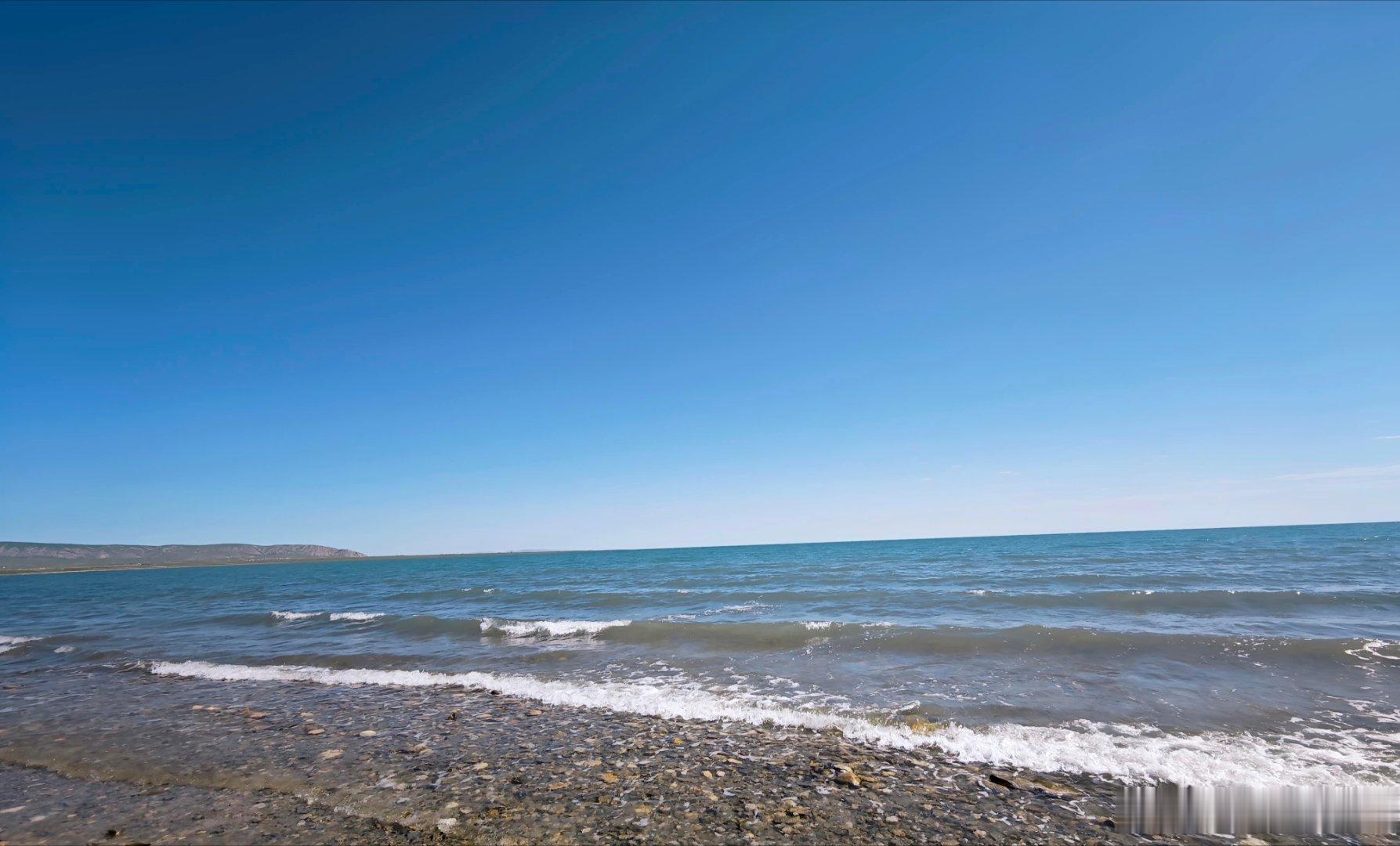 青海湖黑马河 还是挺美的，天气也给力 