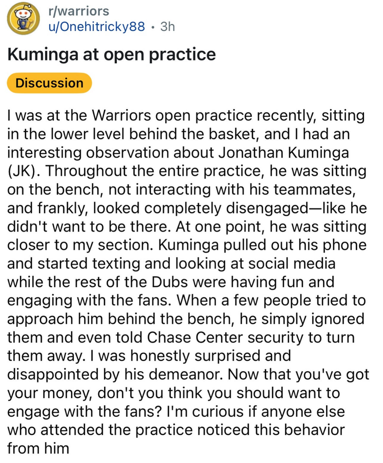 库名家开始怼湾区博主了 [喵喵]  有媒体说 库名家因为比赛受伤了所以公开训练营